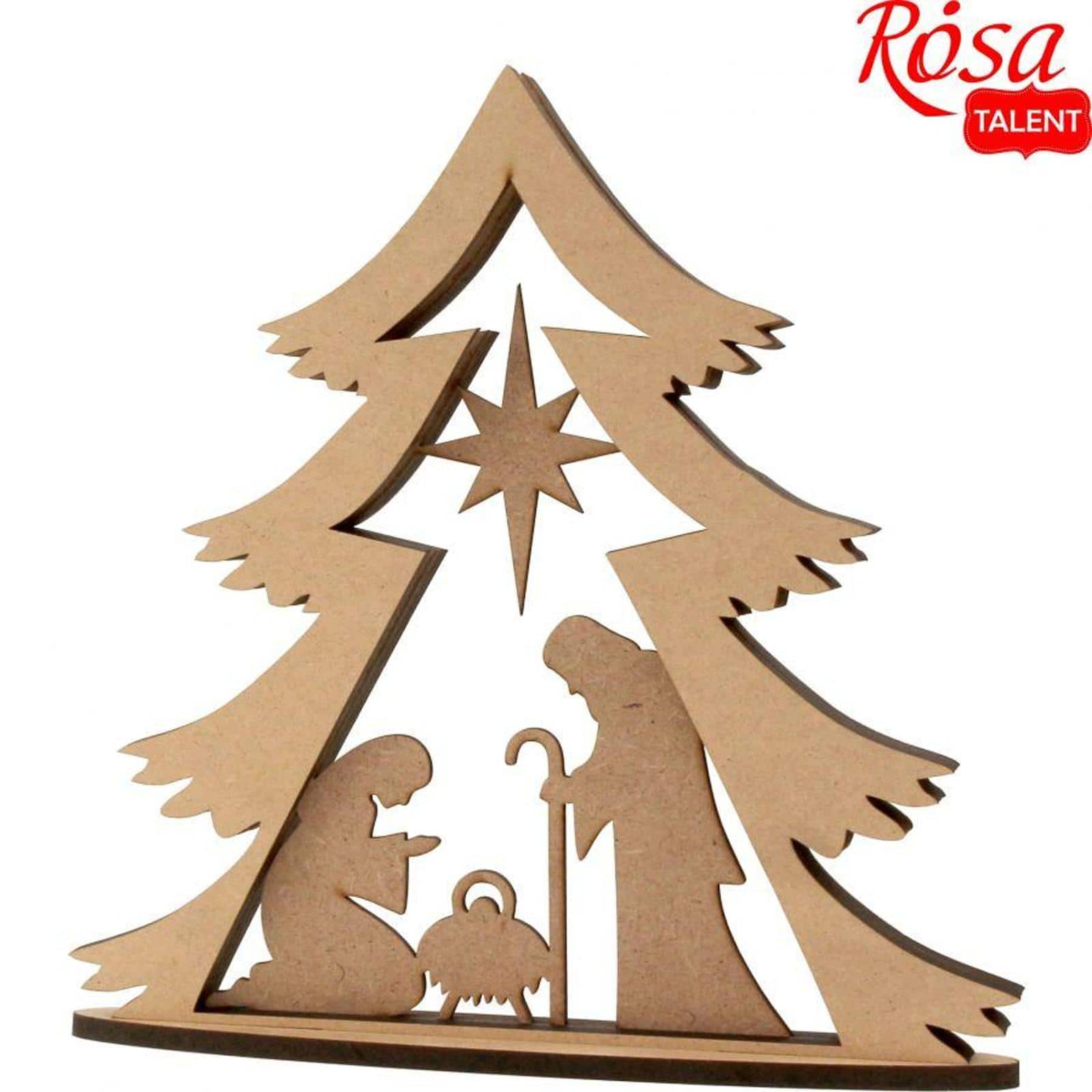 Rosa Talent 9.5" Nativity Scene 3D Composition Décor