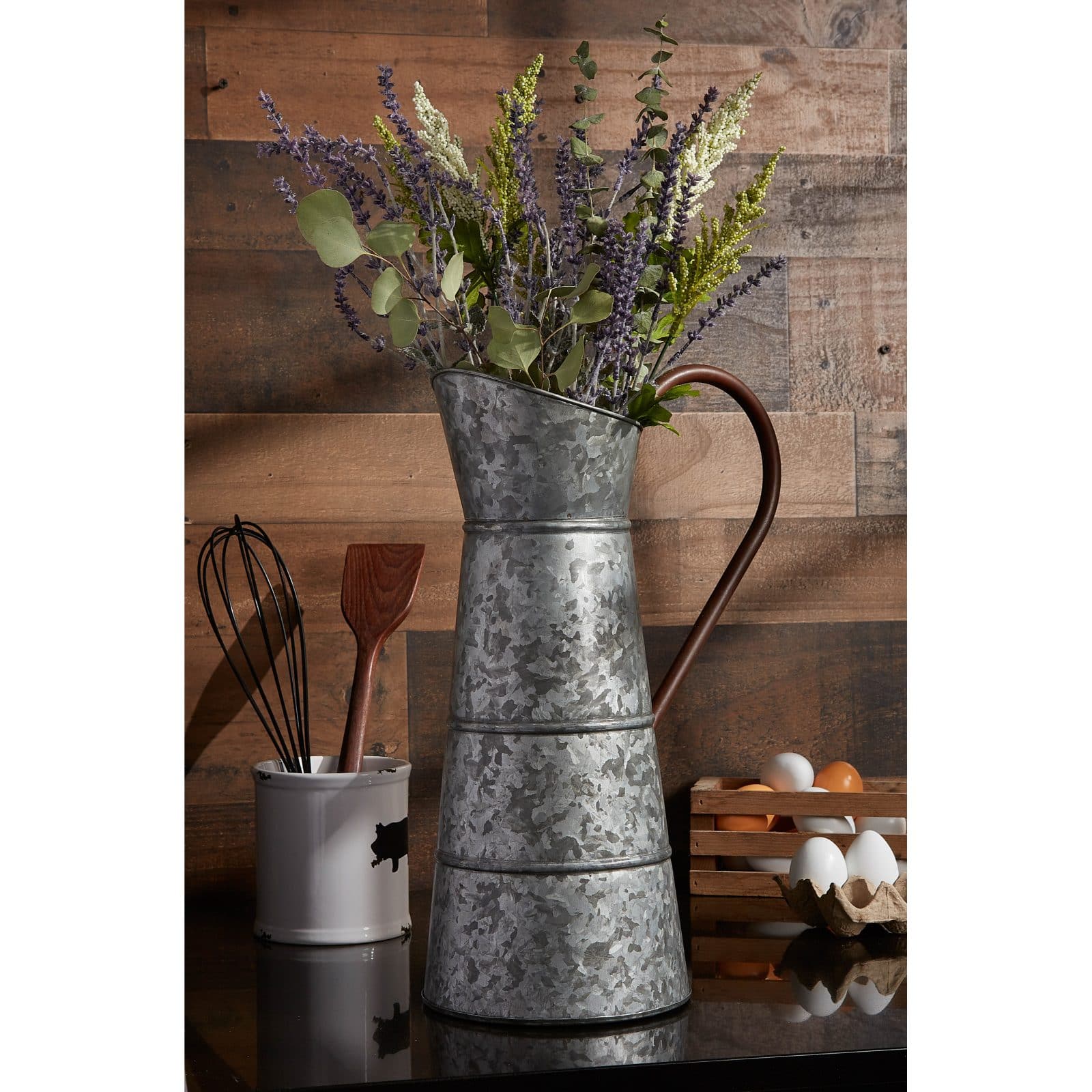 DII&#xAE; 16&#x22; Galvanized Farmhouse Pitcher