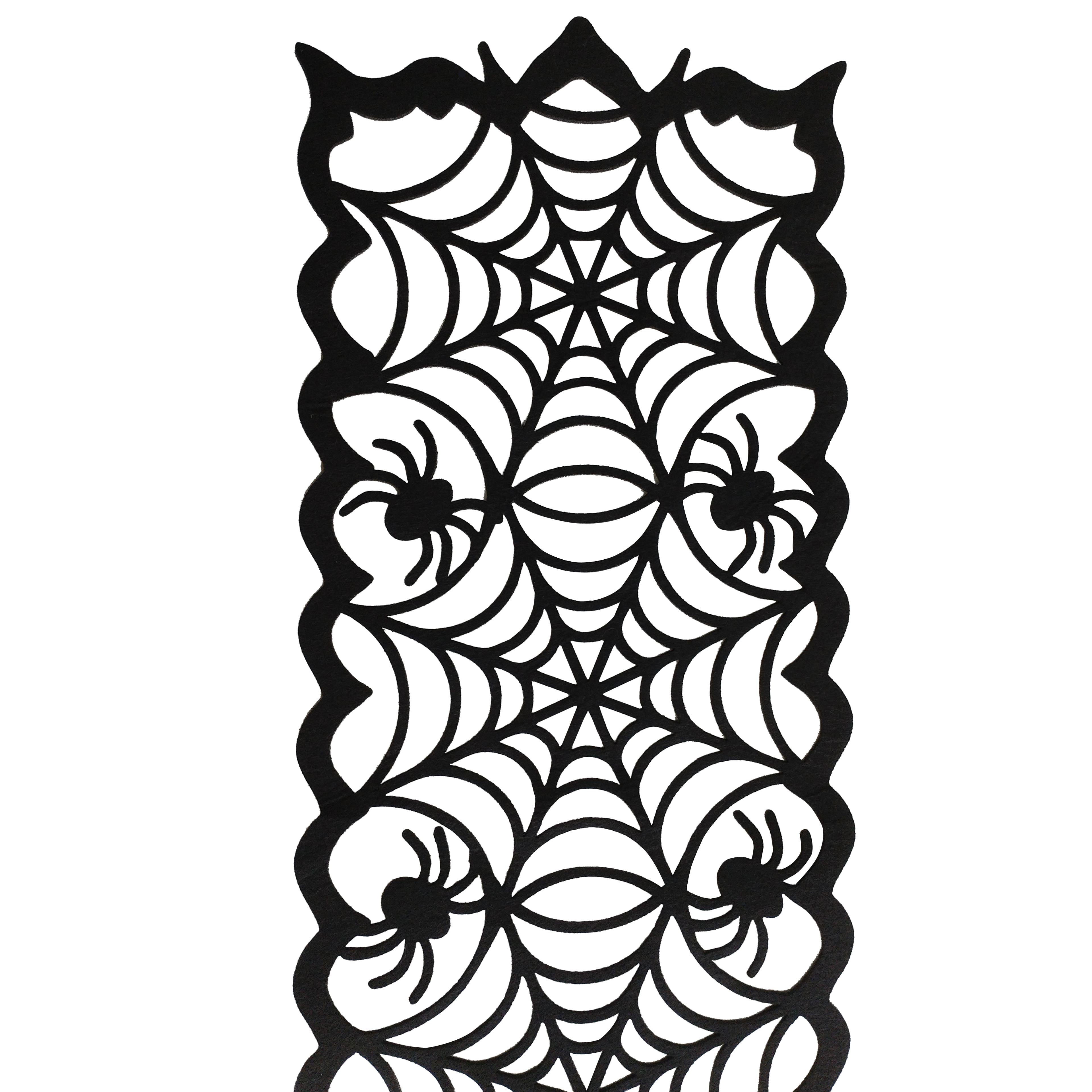 72&#x22; x 13&#x22; Spiderweb Table Runner by Celebrate It&#x2122;