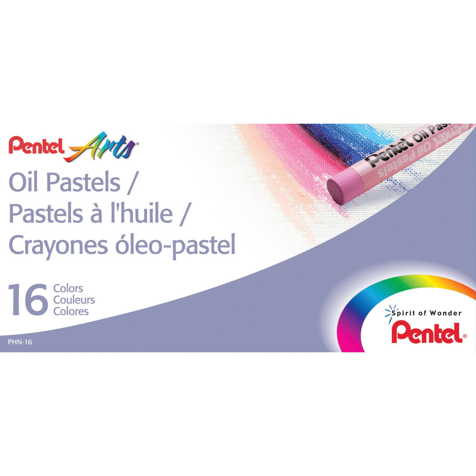 Pentel Arts&#xAE; 16 Color Oil Pastels Set