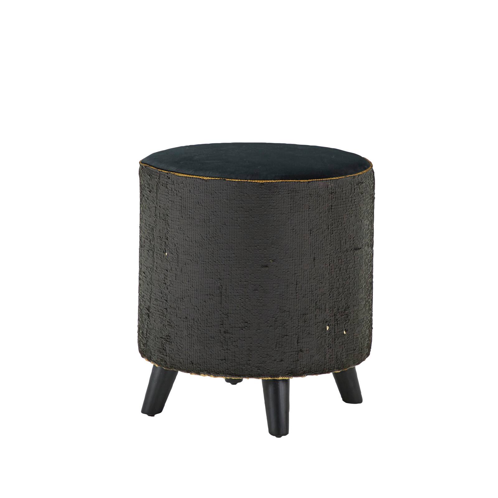 18&#x22; Sequin Contemporary Stool