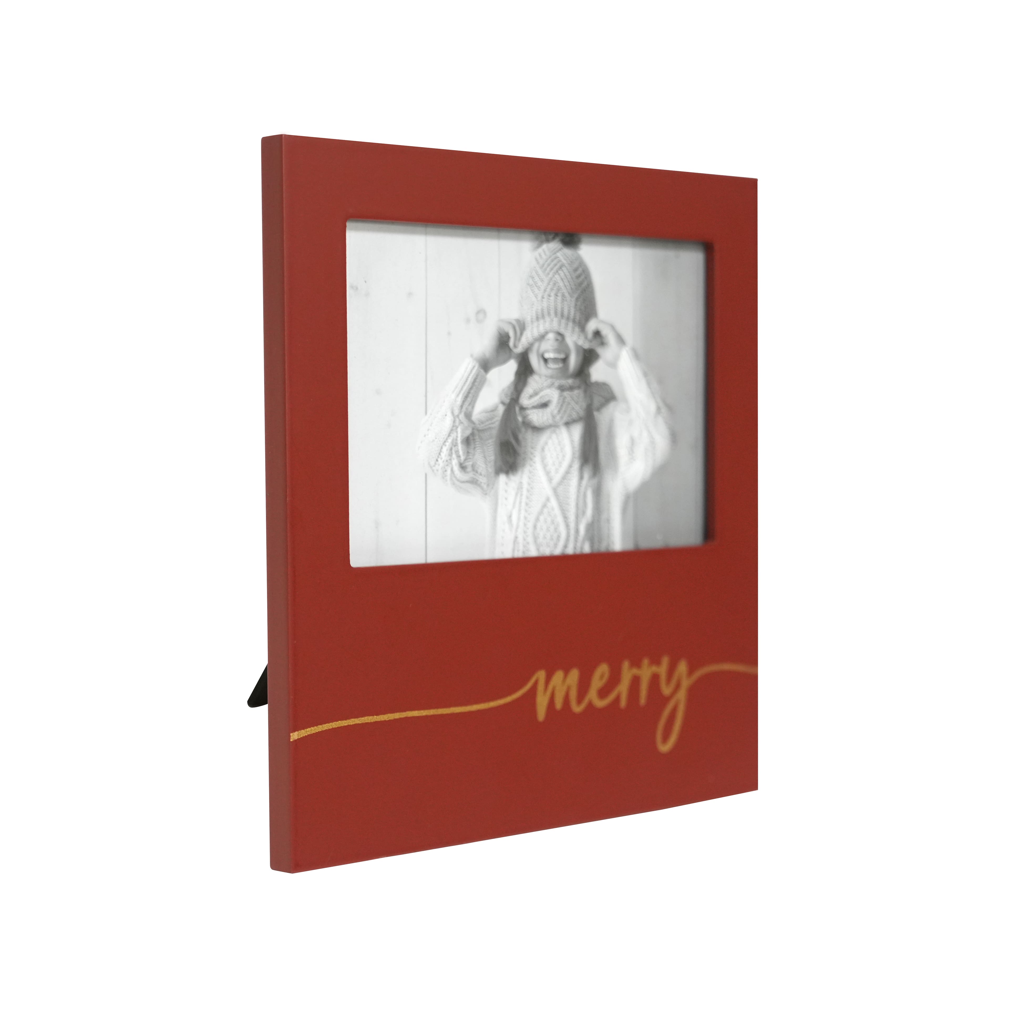 4&#x22; x 6&#x22; Red Merry Frame by Studio D&#xE9;cor&#xAE;