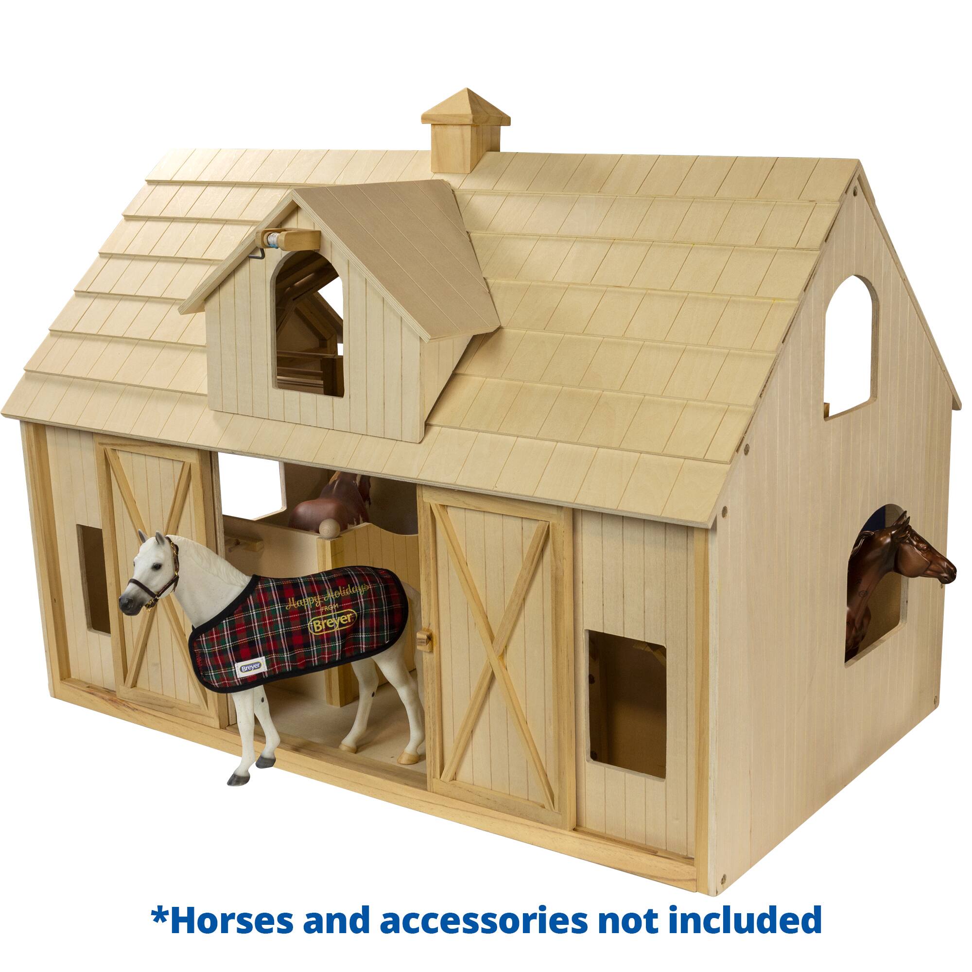 Breyer Traditional Deluxe Wood Horse Barn With Cupola Toy Model | Michaels