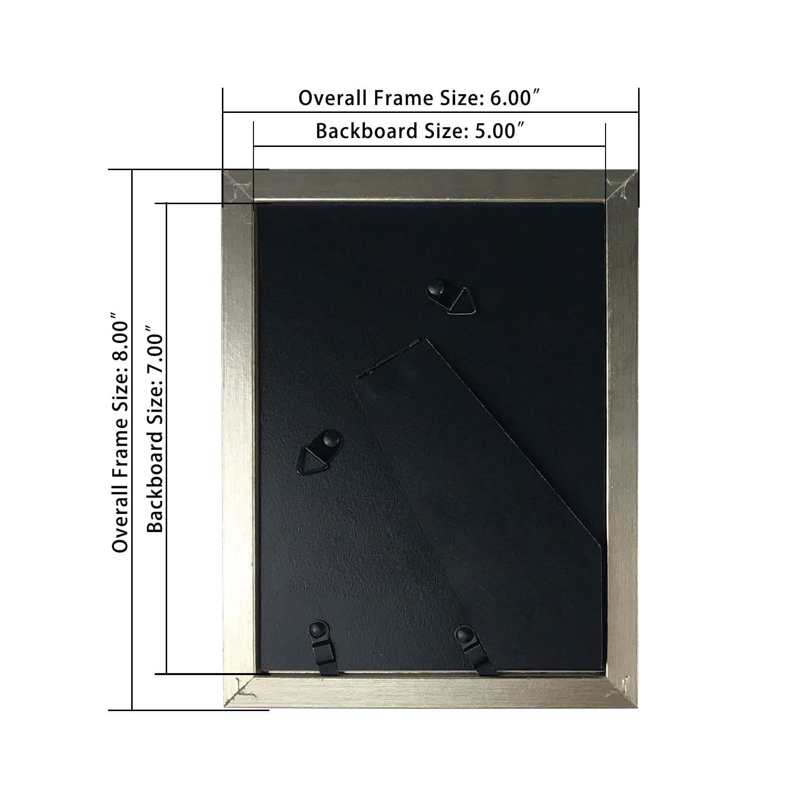 Simply Essentials&#x2122; Silver Foil Frame with Mat by Studio D&#xE9;cor&#xAE;