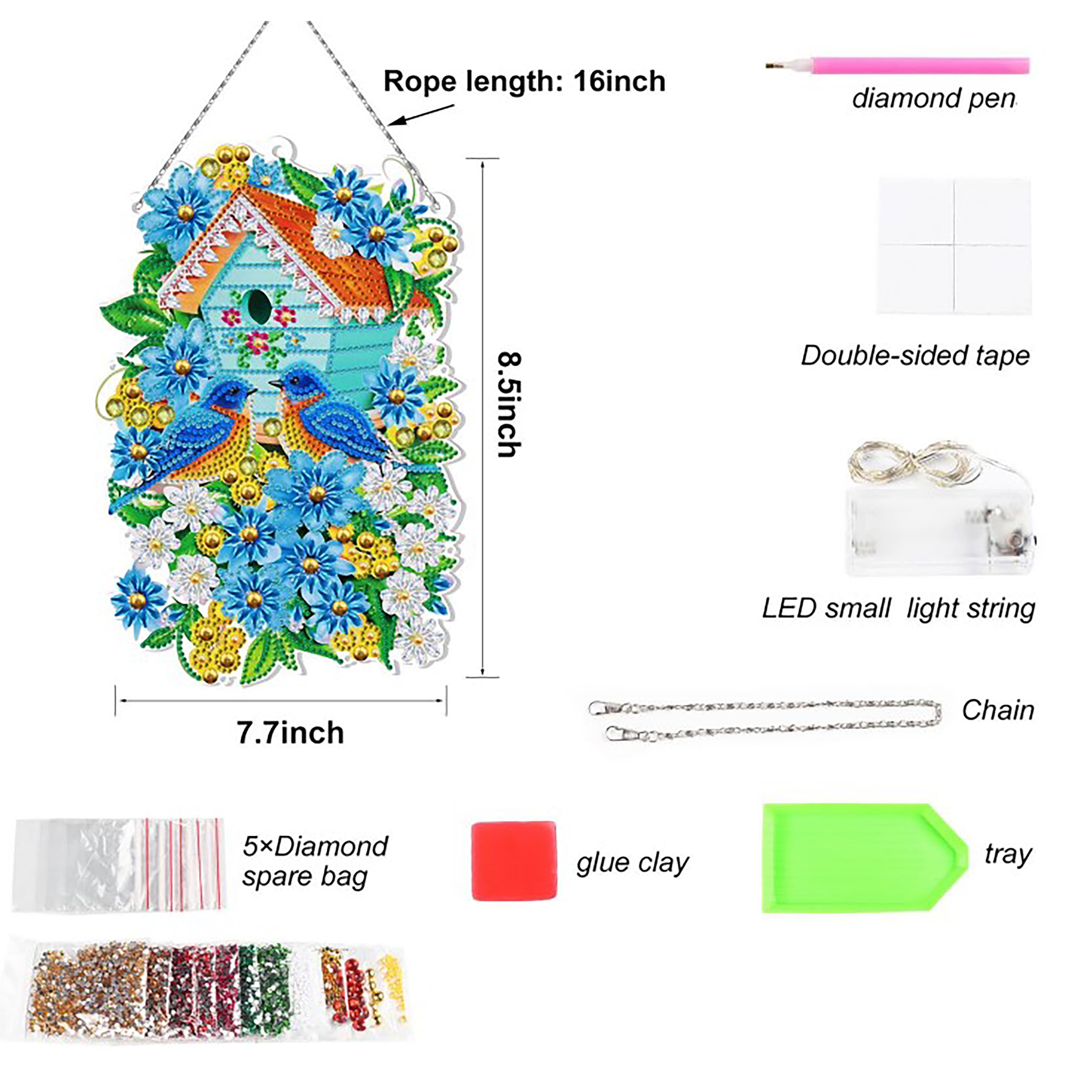 Sparkly Selections Welcome Home Wreath Diamond Painting