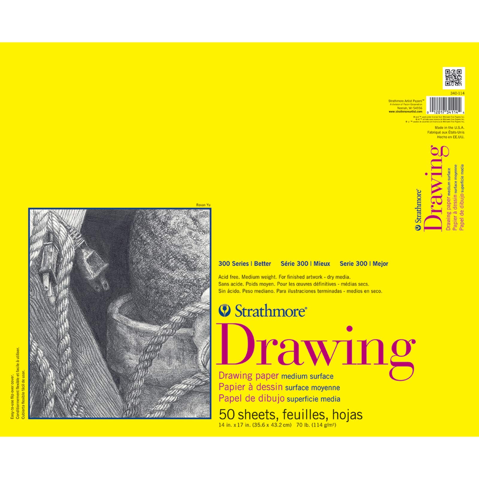 Strathmore&#xAE; 300 Series Drawing Paper Pad