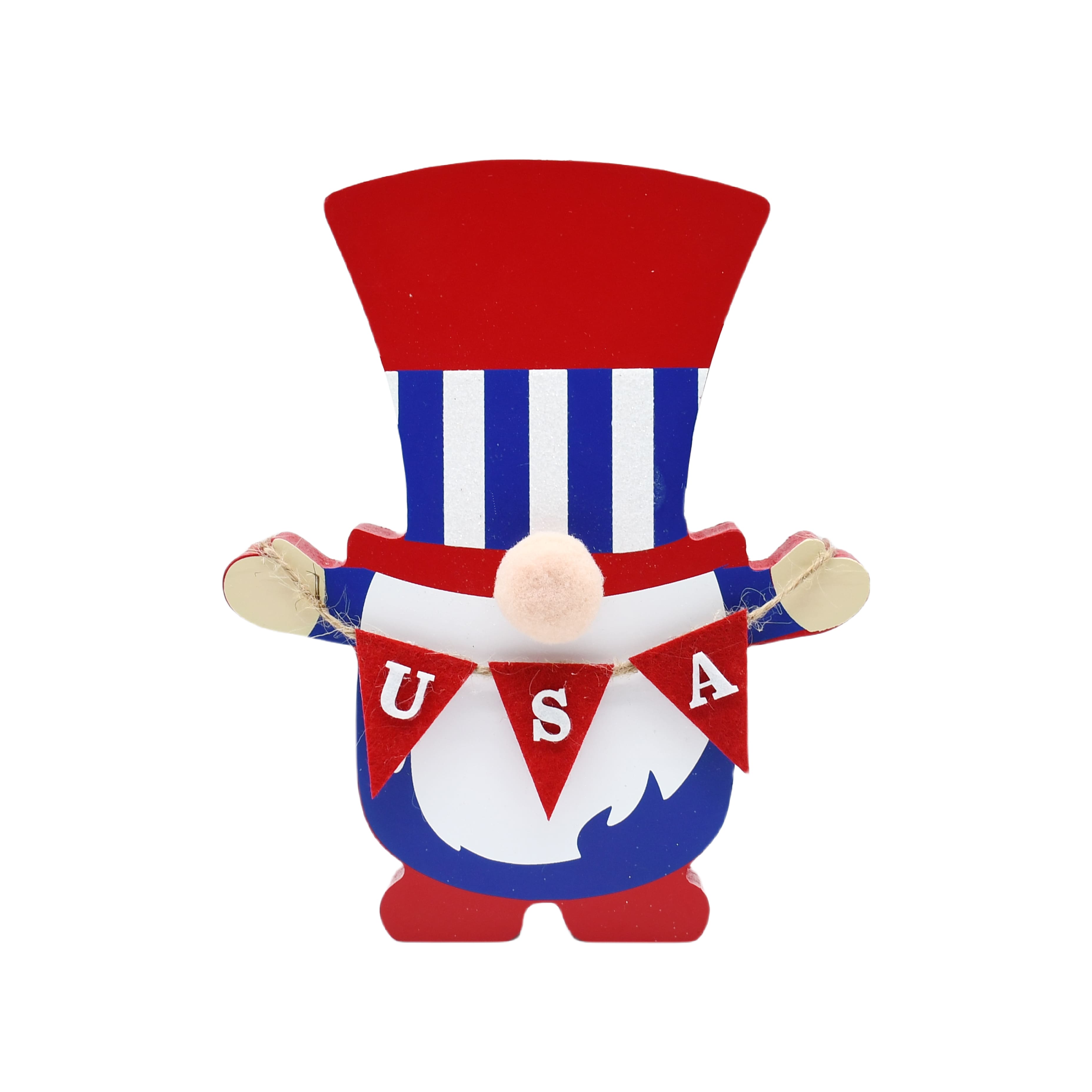 Assorted 7.5&#x22; Stars &#x26; Stripes Tabletop Gnome, 1pc. by Celebrate It&#x2122;