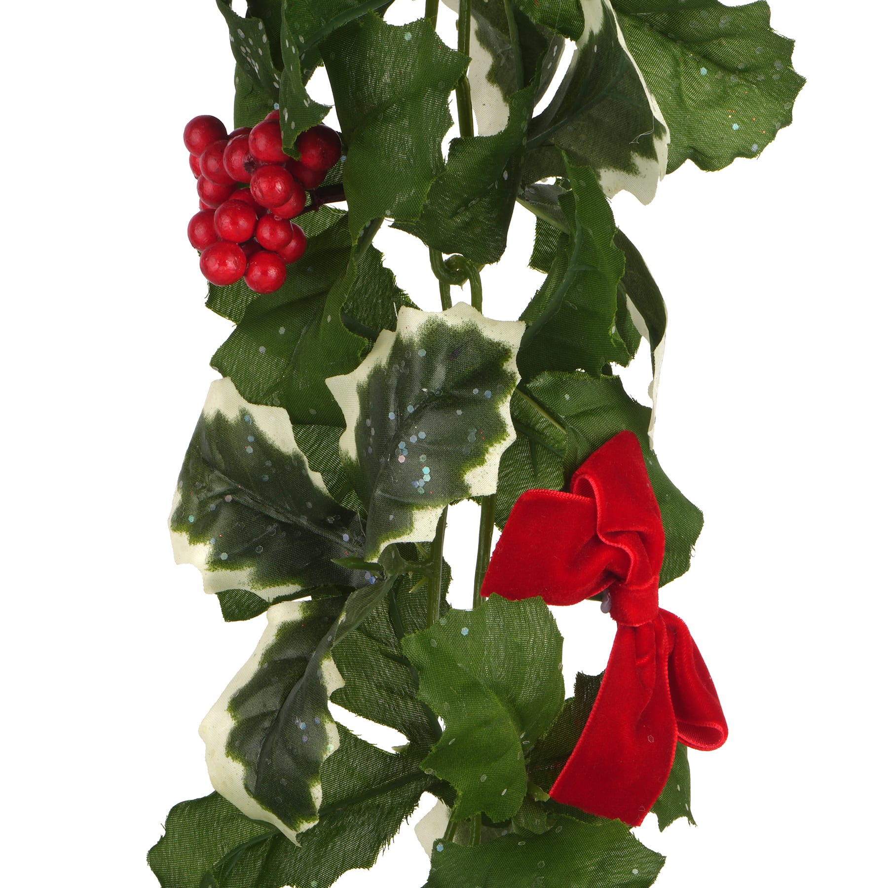 6ft. Red Berry &#x26; Bow Chain Garland by Ashland&#xAE;