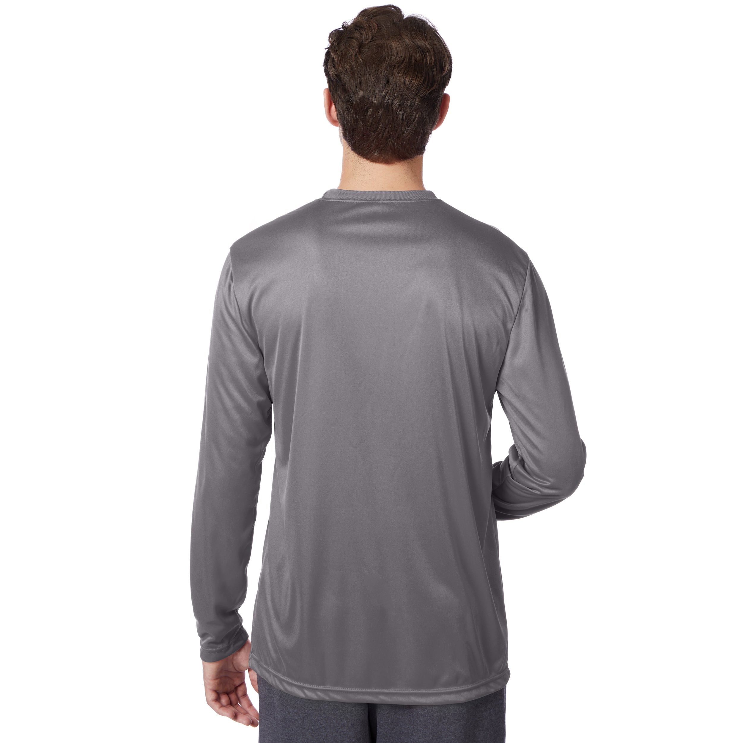 Hanes Sport Cool DRI Long Sleeve Men&#x27;s Performance T-Shirt