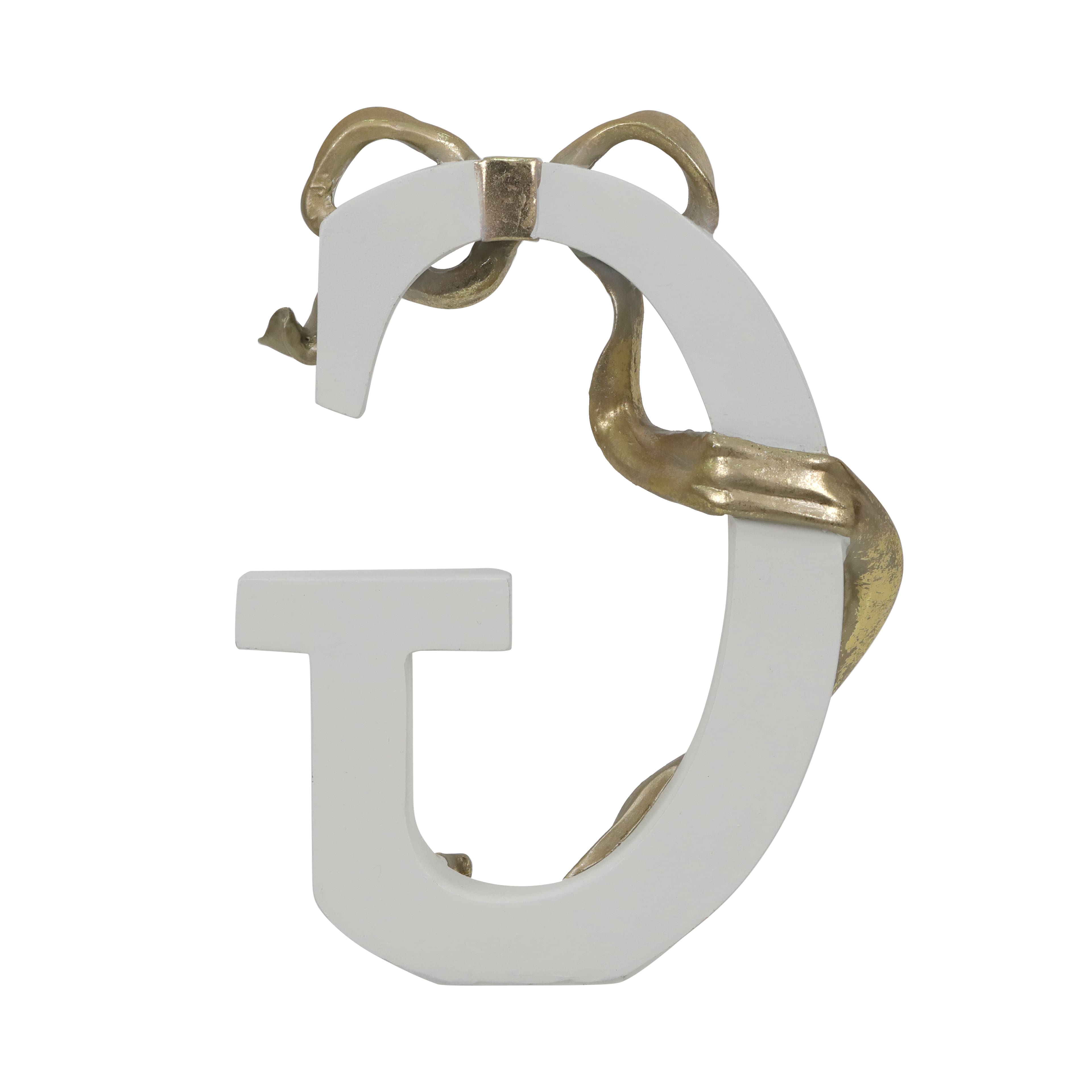 8.25&#x22; Gold Bow Monogram Letter by Ashland&#xAE;