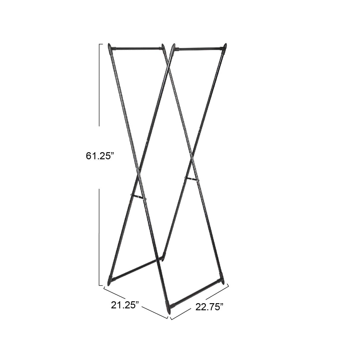 Household Essentials Valet Folding Clothes Rack