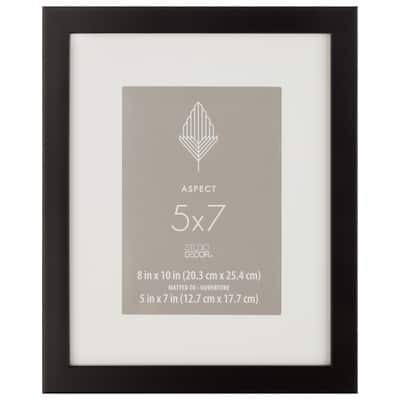 Black Frame with Mat, Aspect by Studio Décor® | Michaels