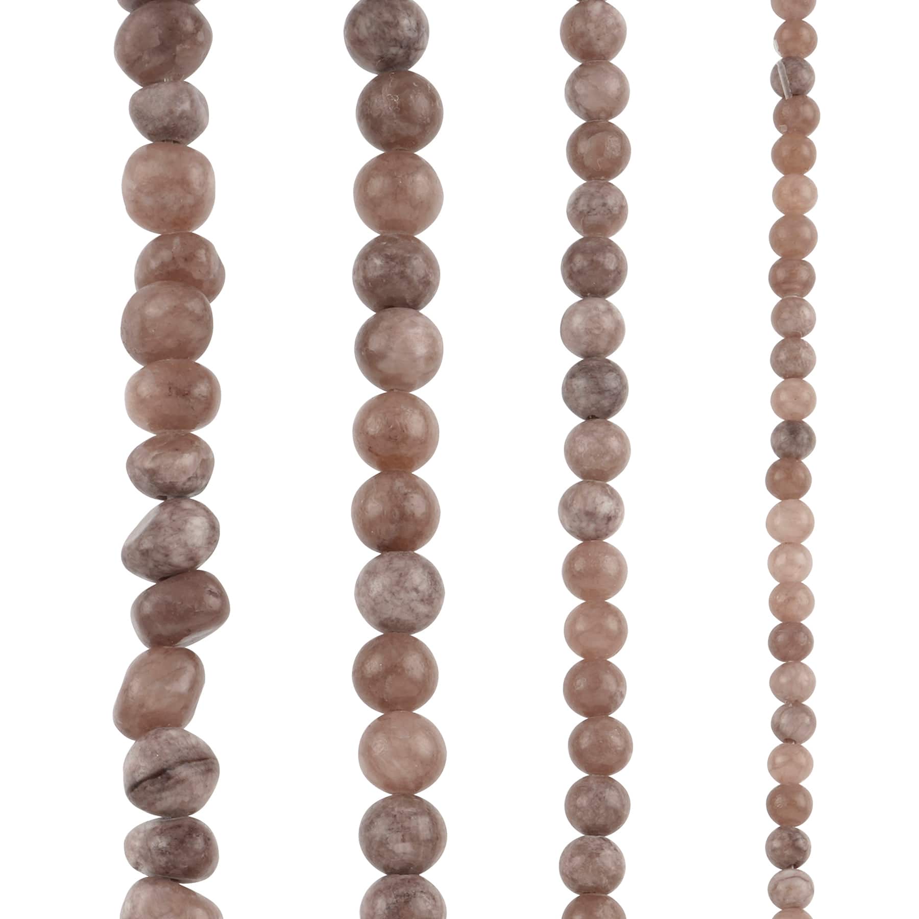 6 Pack: Mixed Purple Dyed Quartz Beads by Bead Landing™