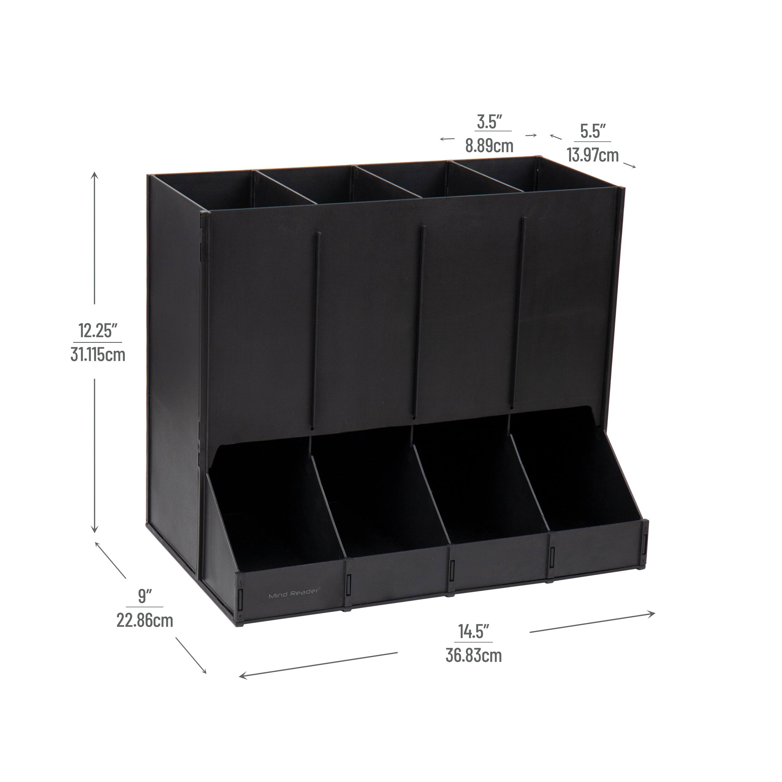 Mind Reader 14.5" 4-Compartment Coffee Pod Dispenser