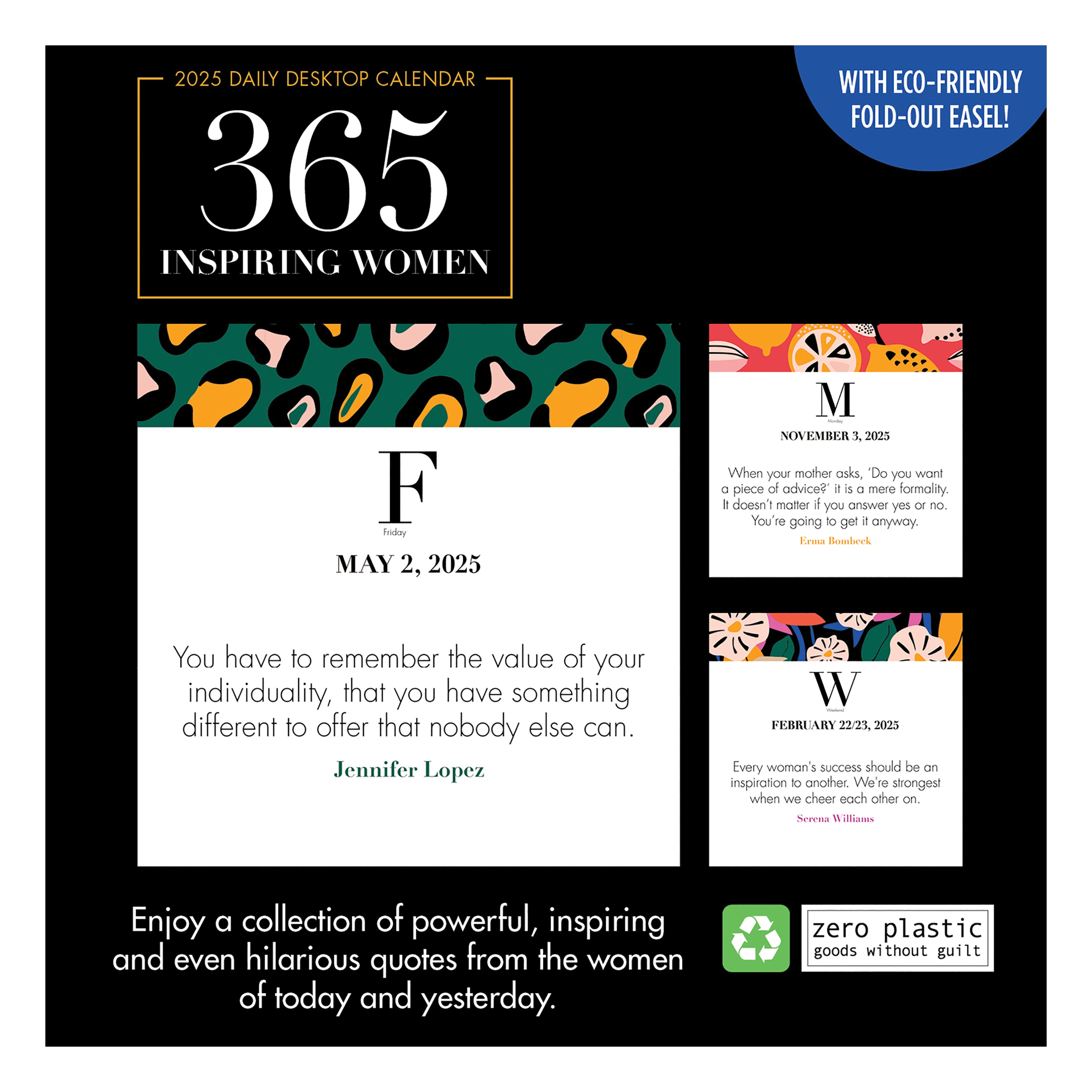 TF Publishing 2025 365 Inspiring Women Daily Desktop Calendar