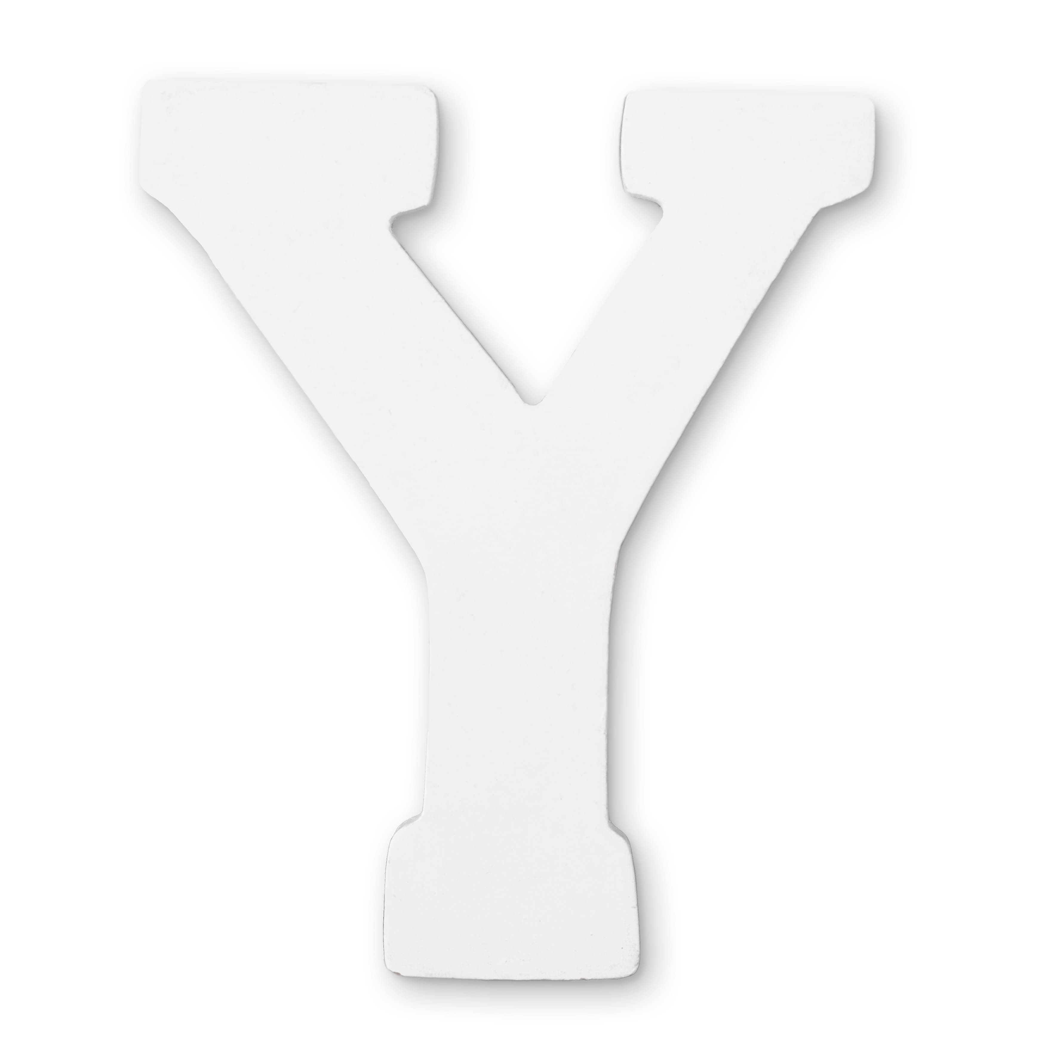 12 Pack: 4.75&#x22; White Wood Letter by Make Market&#xAE;