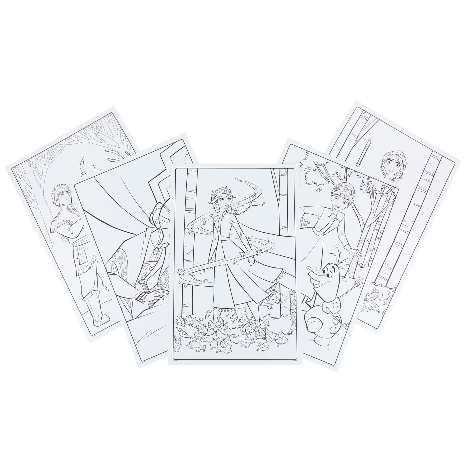 12 Packs: 18 ct. (216 total) Crayola® Disney Frozen 2 Giant Coloring Pages