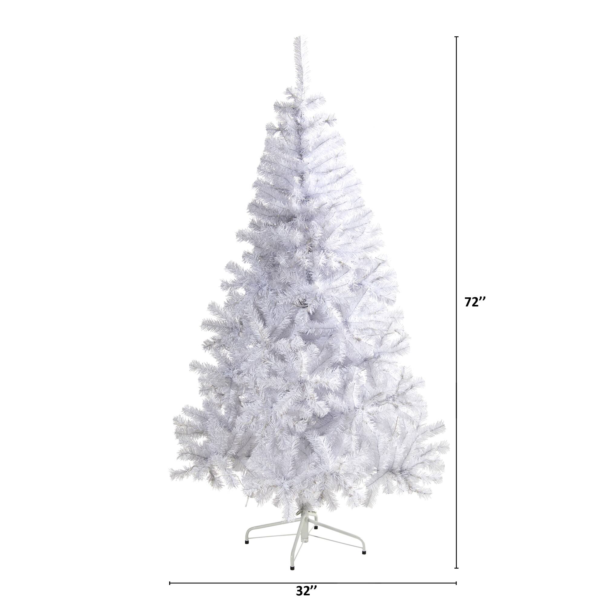 6ft. Unlit White Artificial Christmas Tree