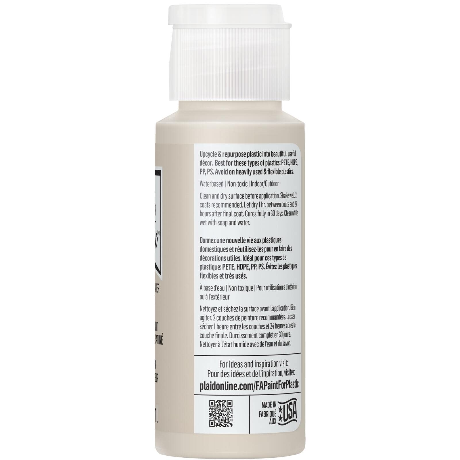 FolkArt &#xAE; Paint For Plastic&#x2122; Satin Acrylic Paint