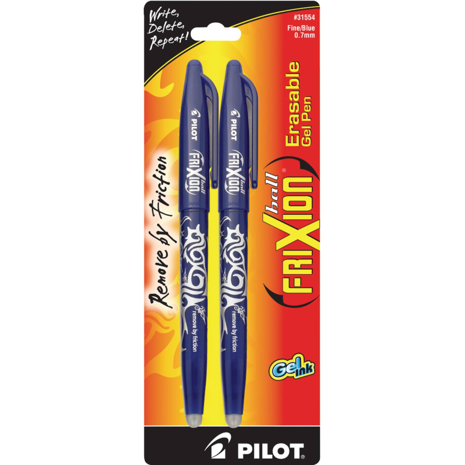 UK Seller Blyss Premium Erasable Gel Ink Soft Grip Pen 0.7mm 2 pack 