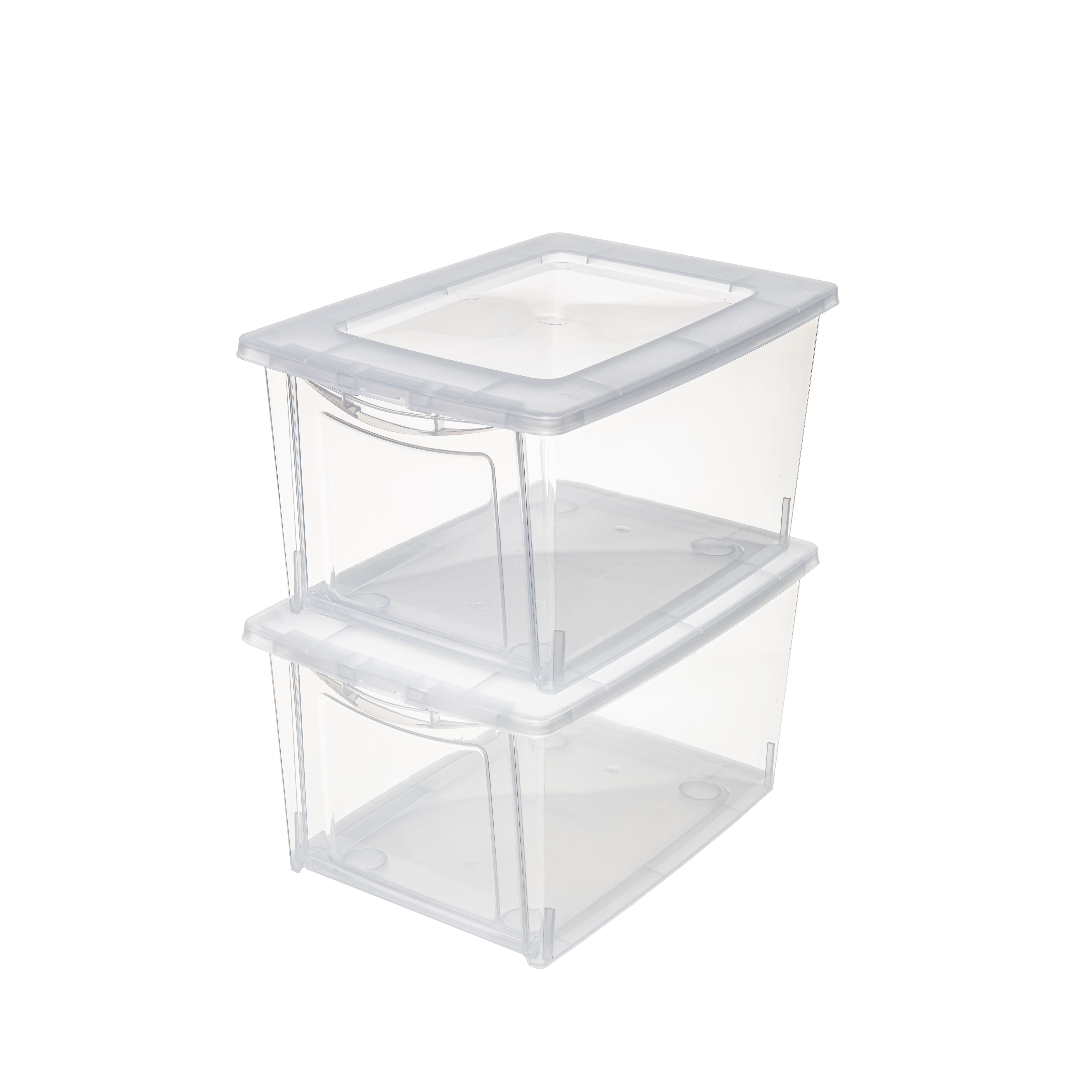 14.5&#x22; x 10&#x22; x 7.5&#x22; Clear Front Opening Storage Case with Lid by Simply Tidy&#xAE;