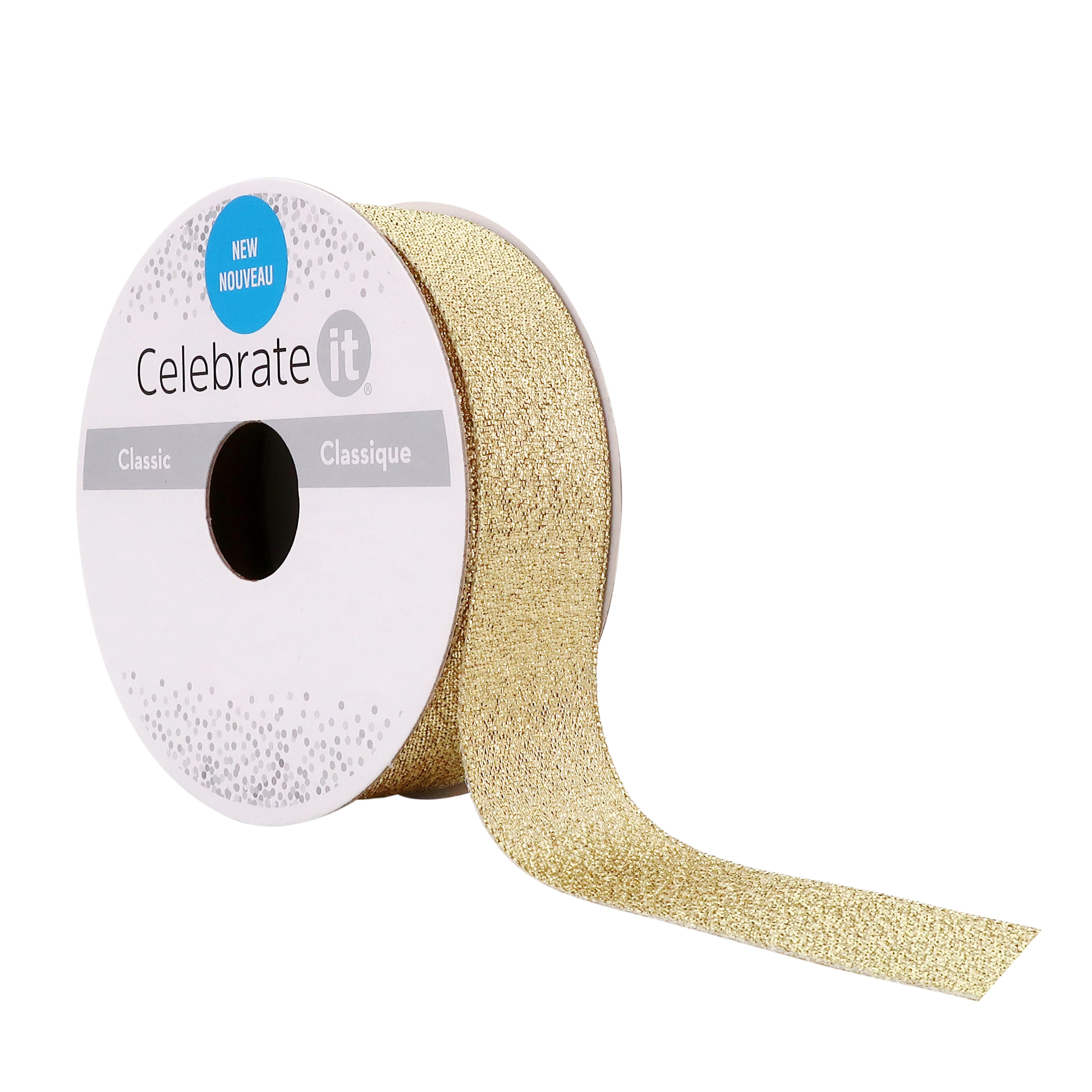 12 Pack: 7/8" x 5yd. Metallic Ribbon by Celebrate It™