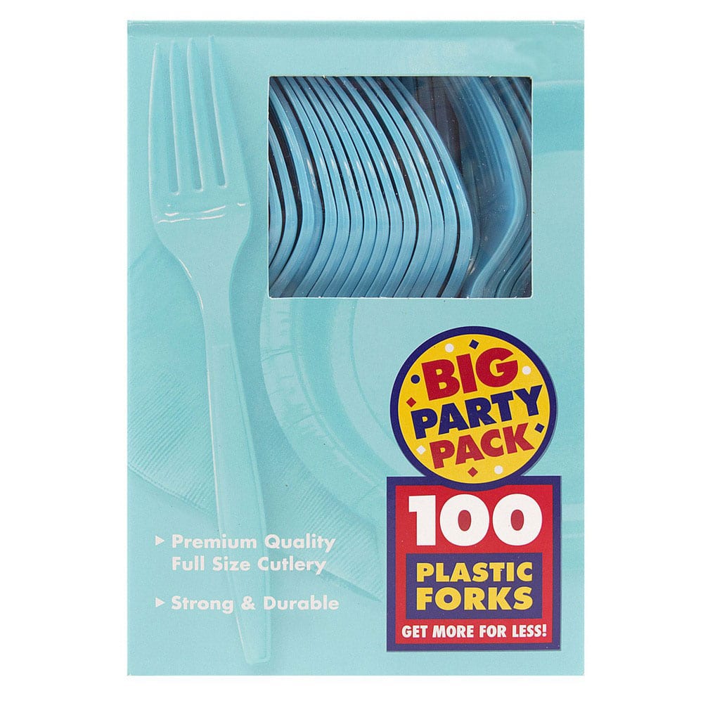 JAM Paper Premium Plastic Forks, 100ct.