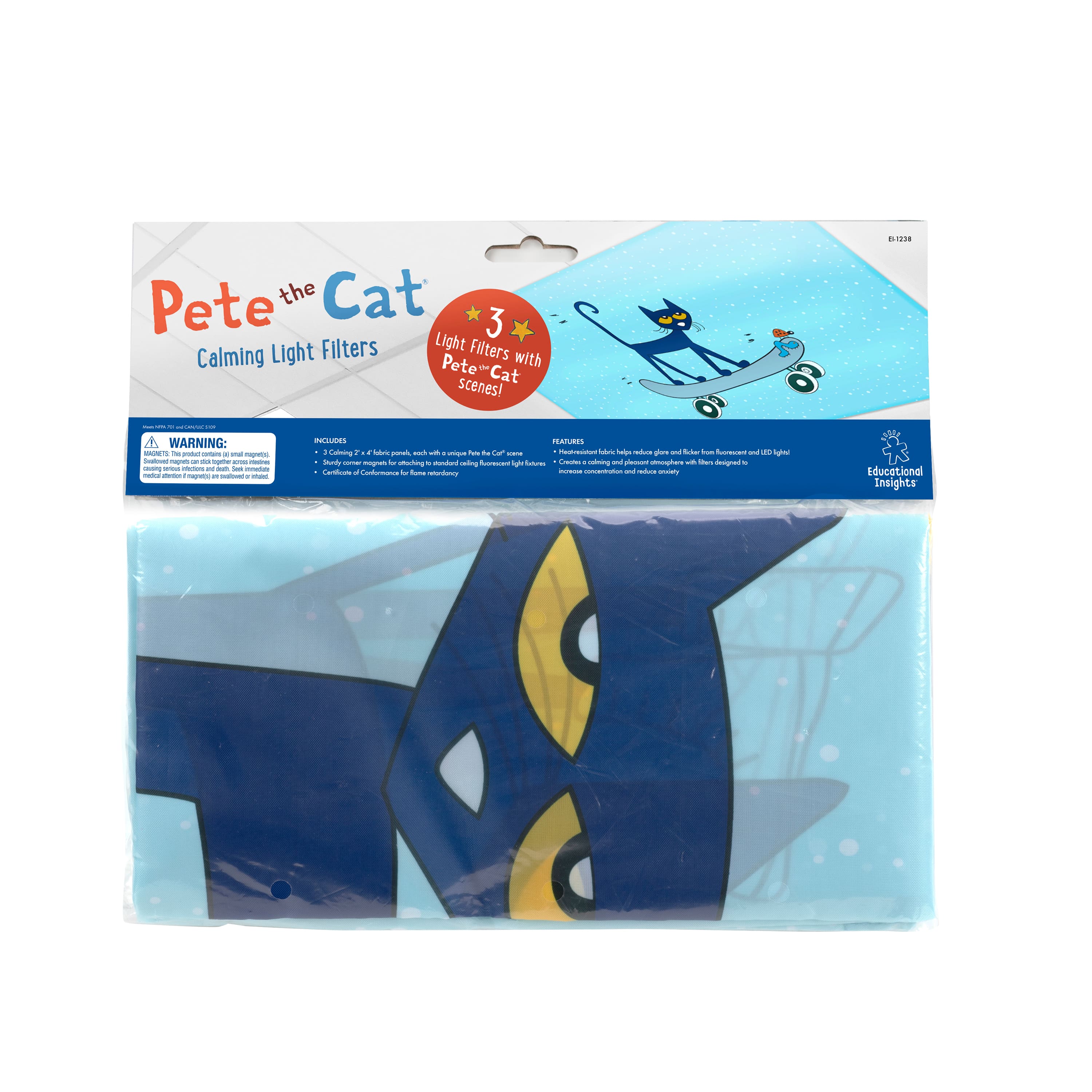 Educational Insights Pete The Cat Calming Light Filters