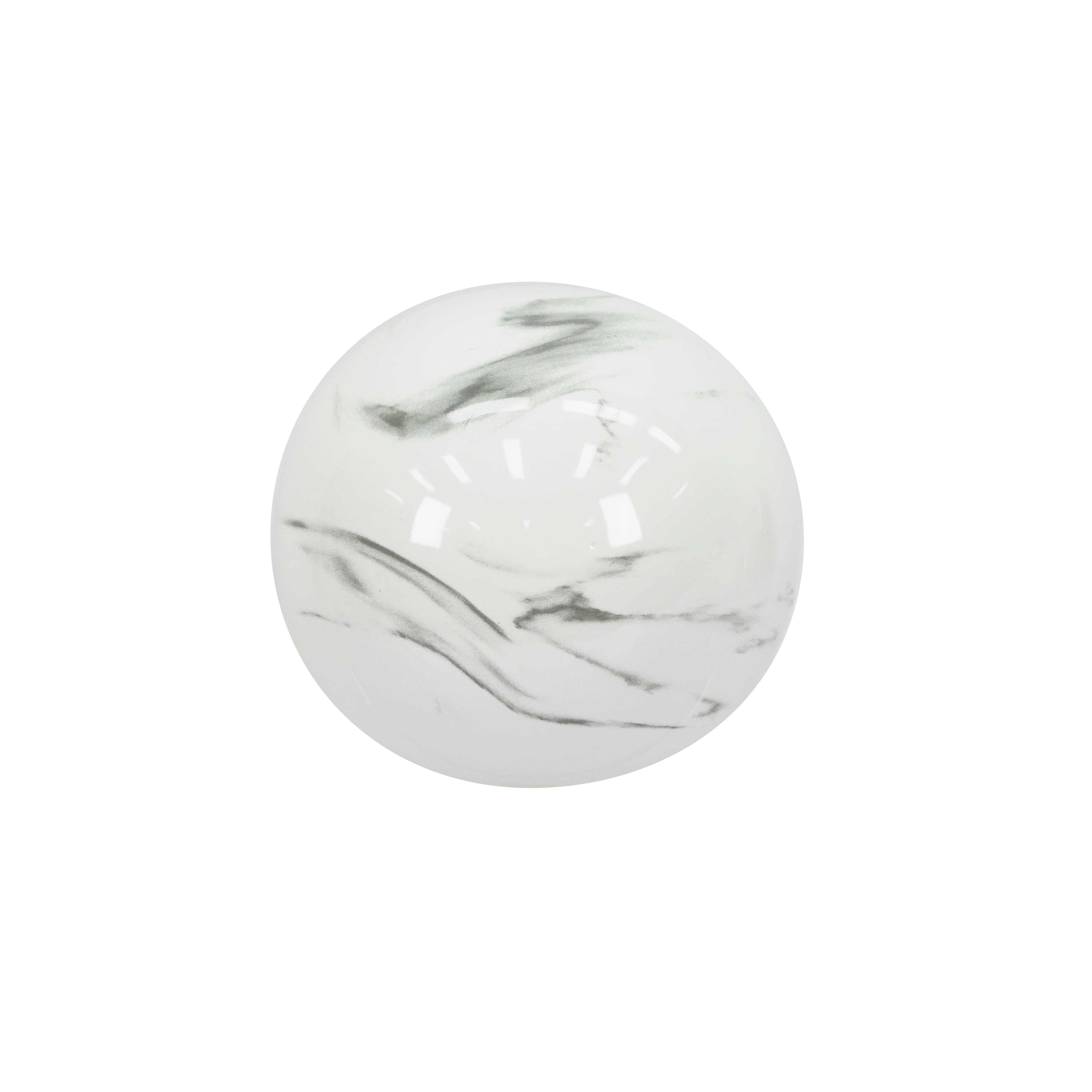 Assorted 4&#x22; Faux Marble Ball Tabletop D&#xE9;cor by Ashland&#xAE;, 1pc.