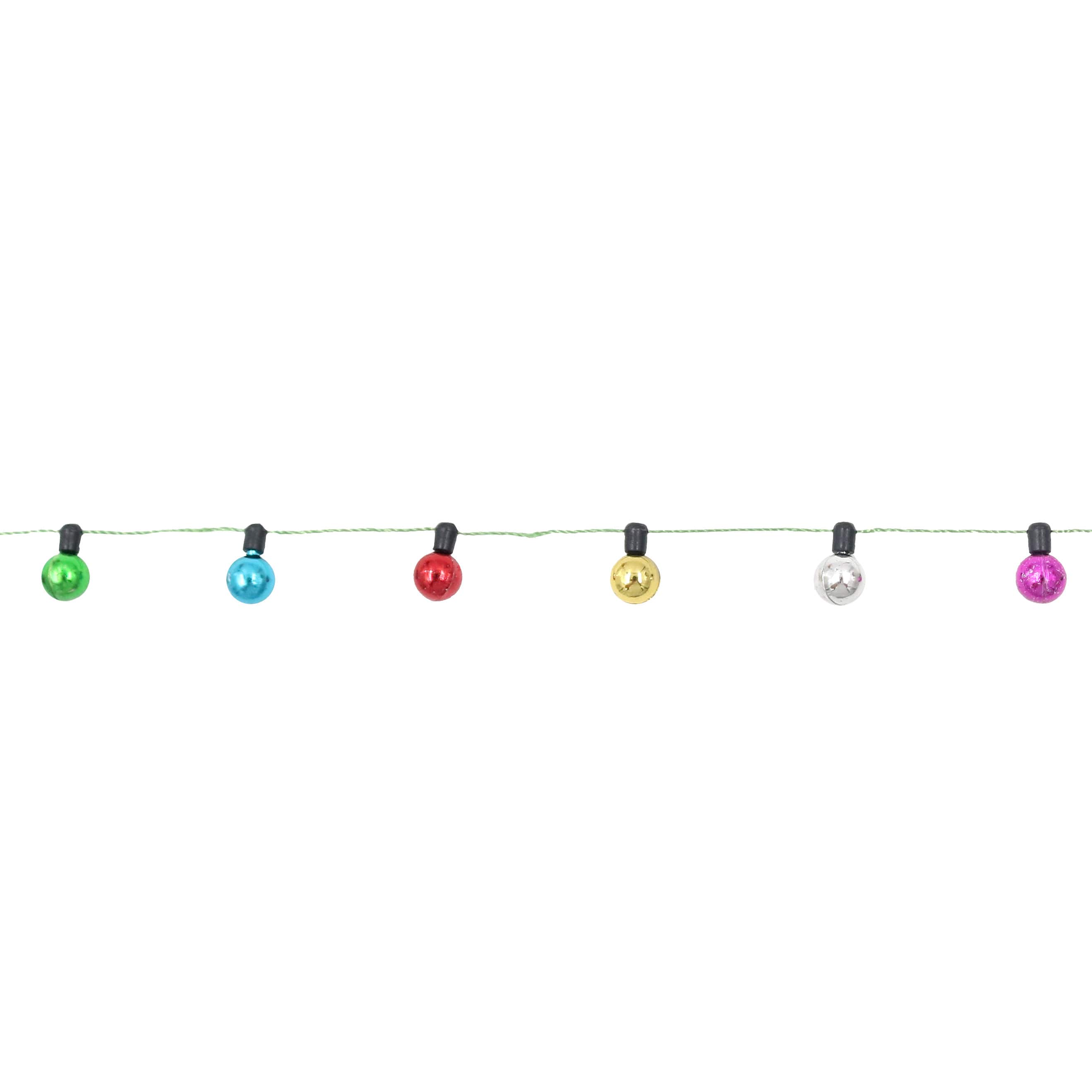 Mini Round Multicolor Bulb Garland Decoration by Ashland&#xAE;