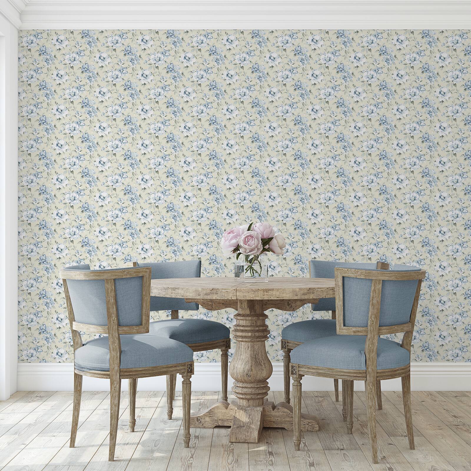 Surface Style Whispery Floral Peel & Stick Wallpaper