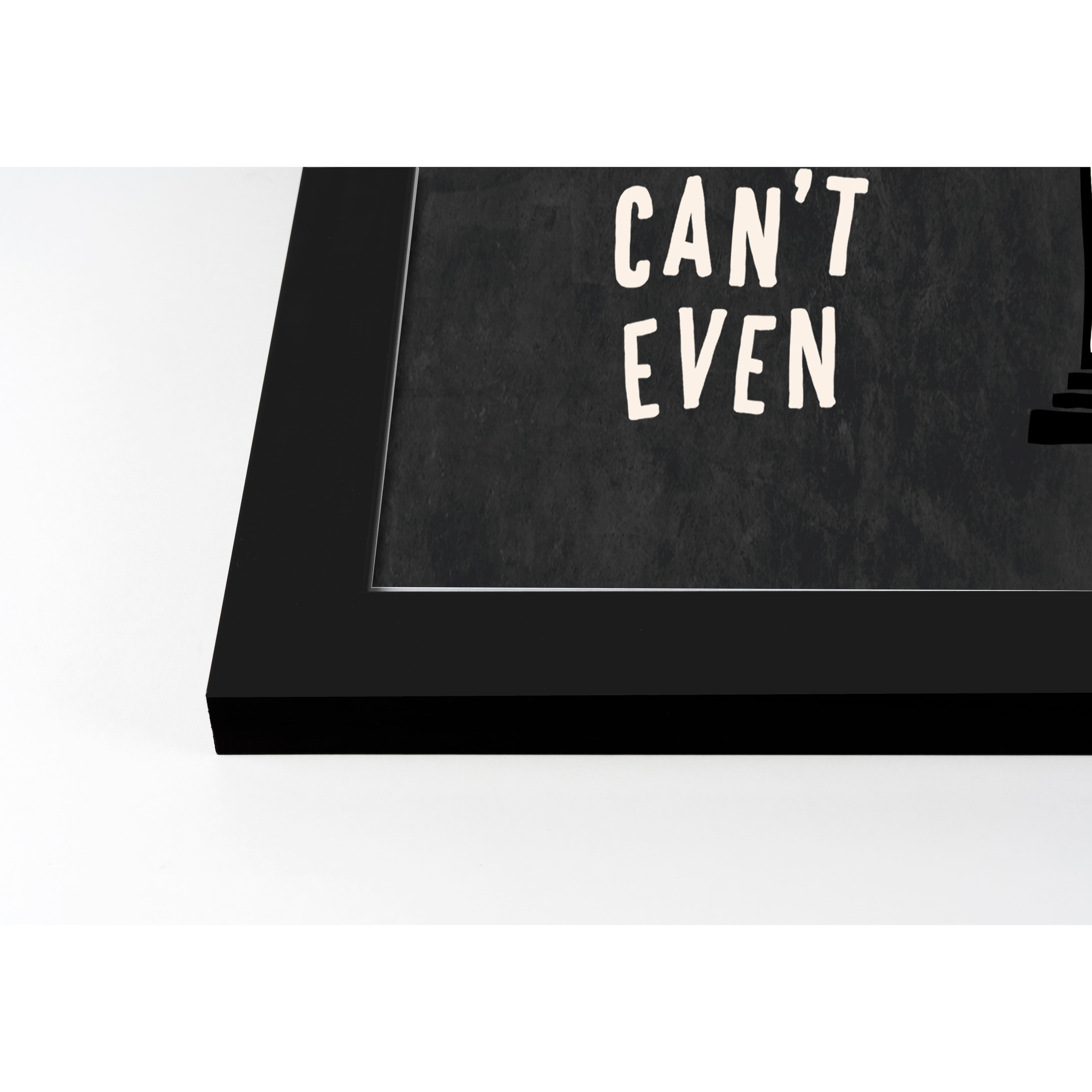 Dead Right Now Halloween Print in Black Frame