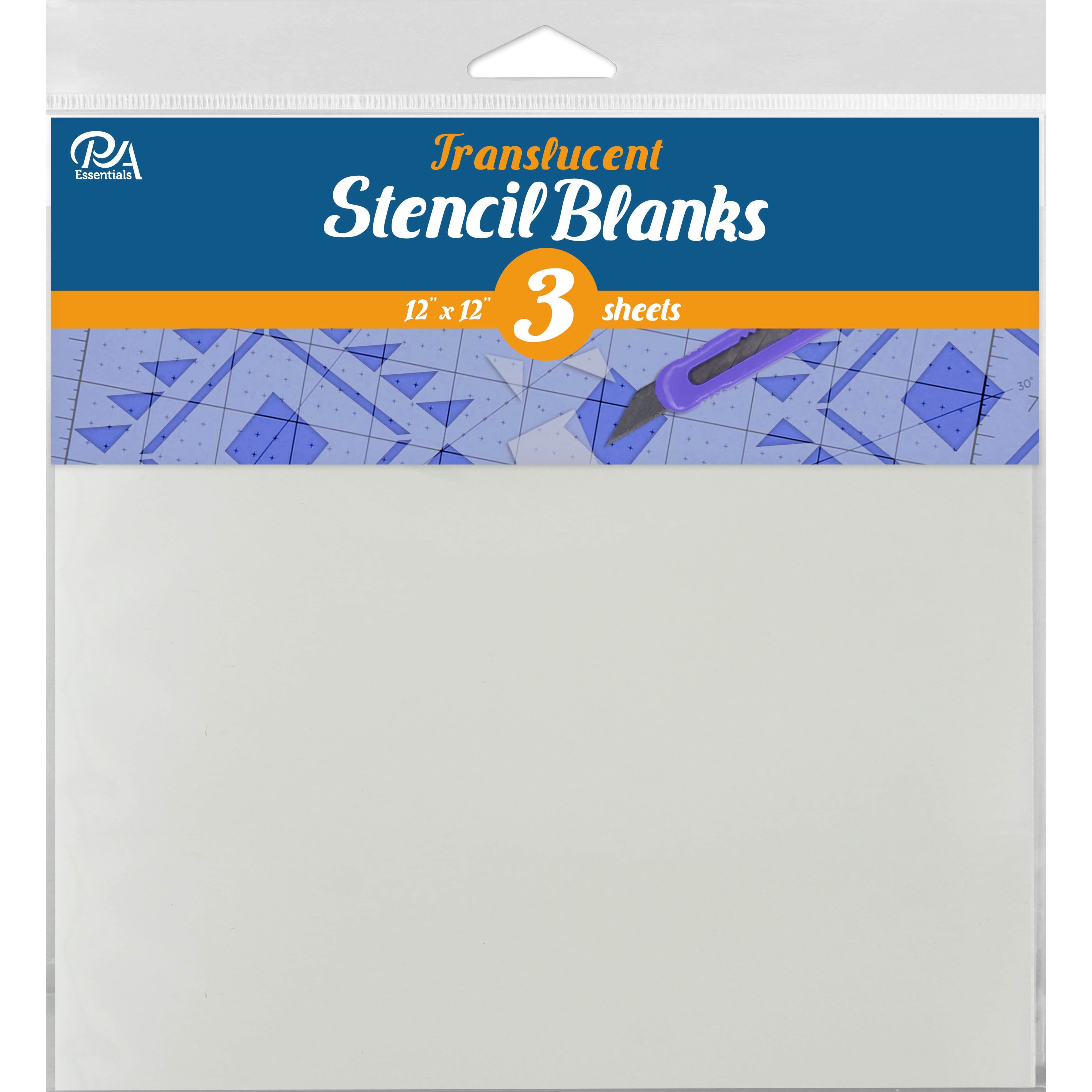 5 Mil Clear Blank Stencil Sheets for Crafts (12 x 12 In, 30 Pack), PACK -  King Soopers