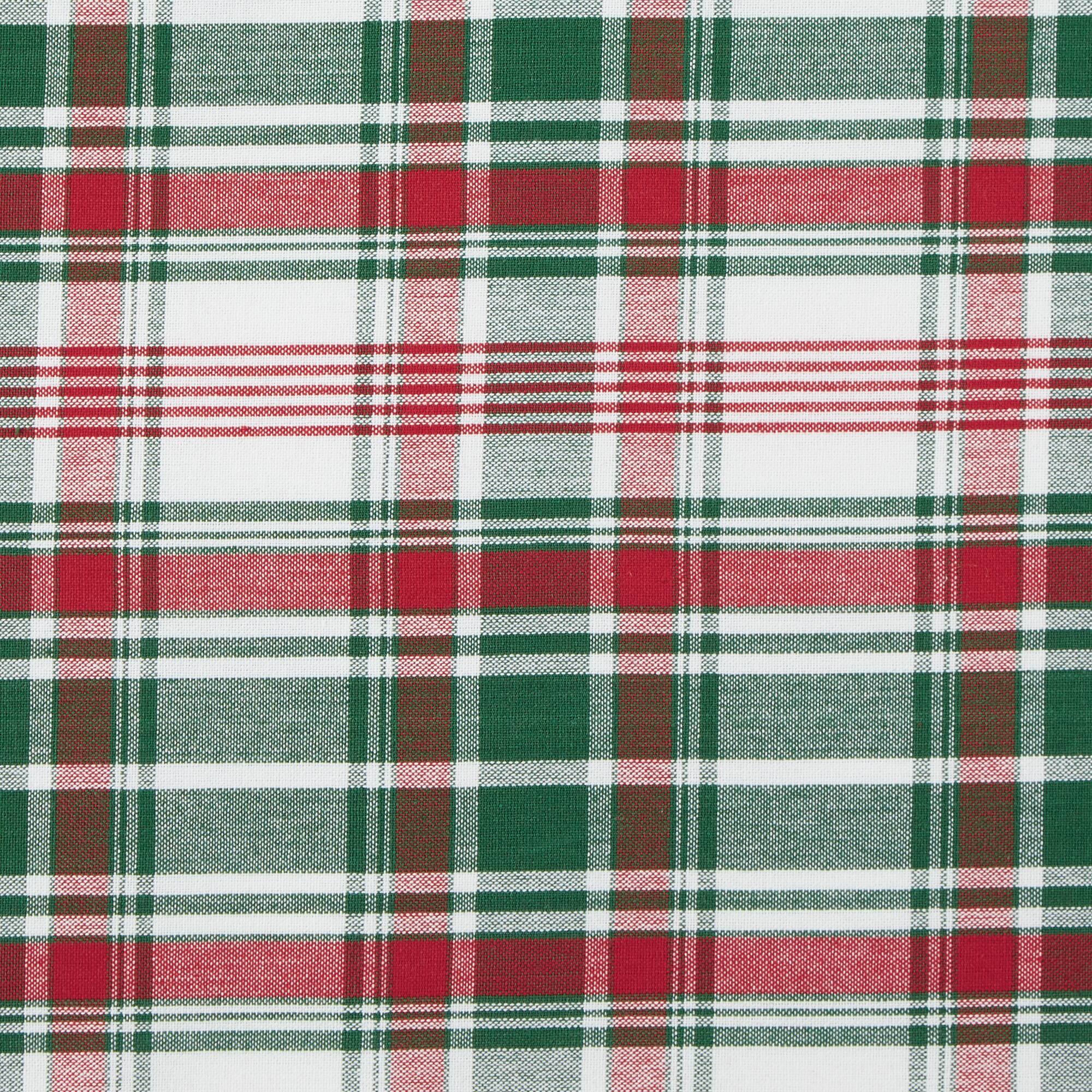 DII&#xAE; 108&#x22; Yuletide Plaid Table Runner