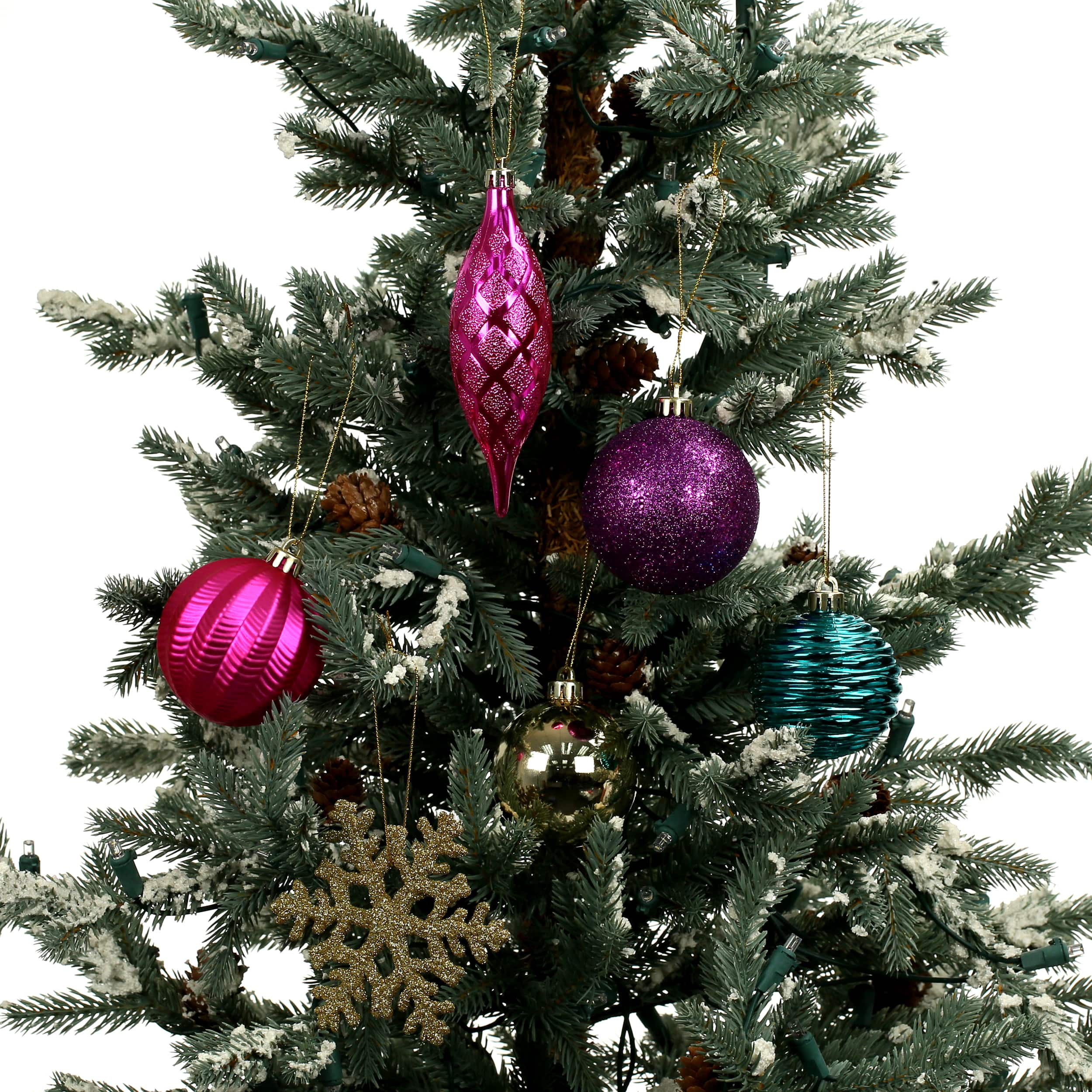 34 Pack Jewel Shatterproof Ornament Set by Ashland®