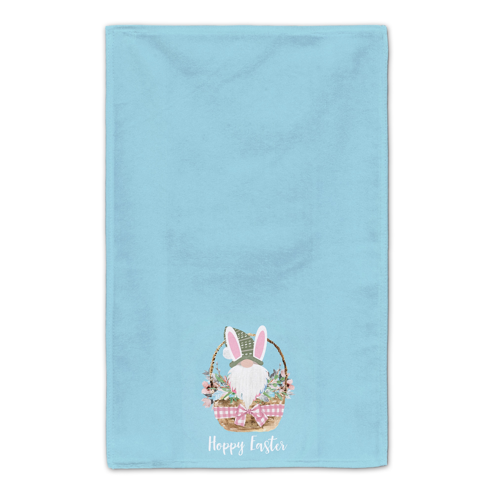 Gnome Bunny Basket Tea Towel Set