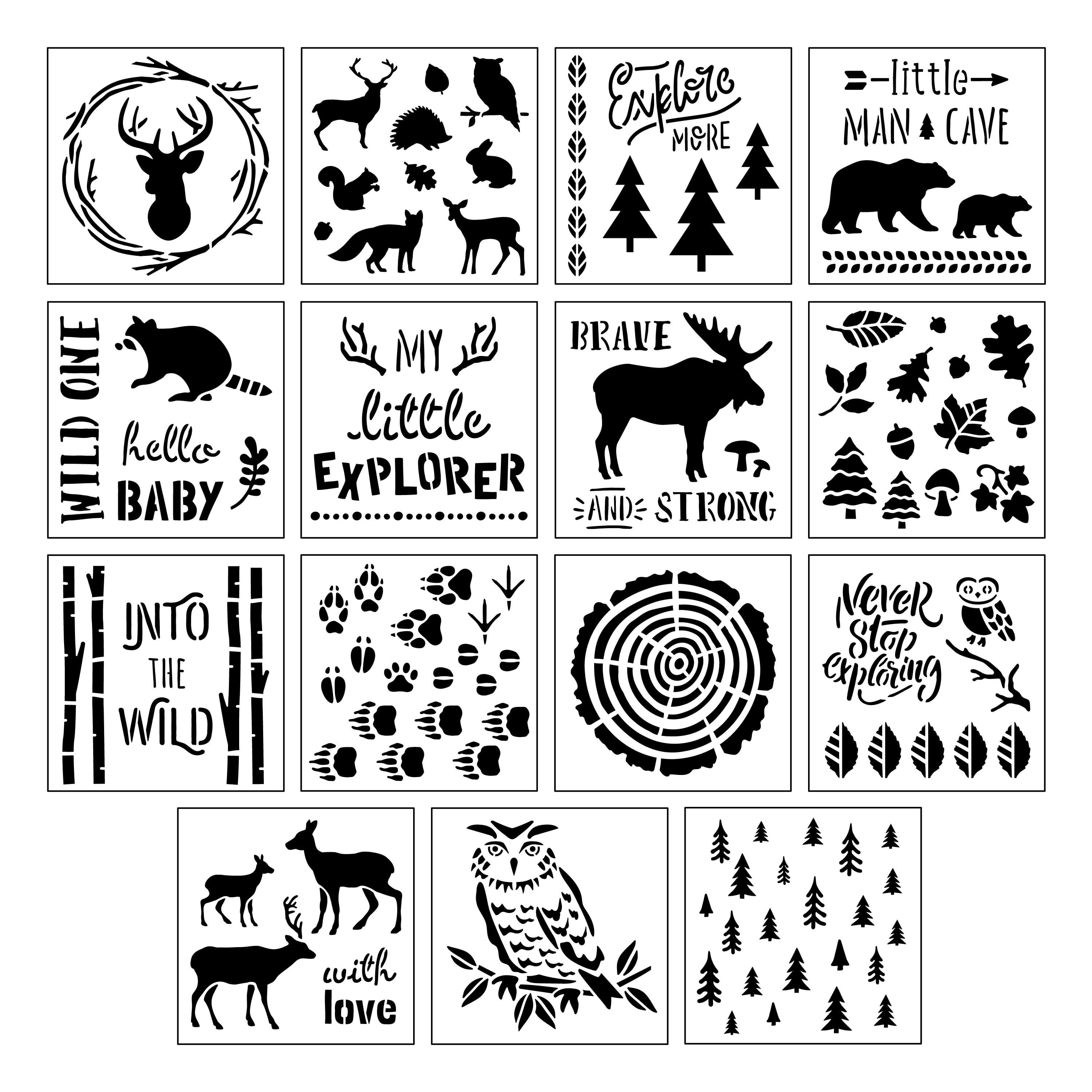 Woodland Stencils By Craft Smart 12 X 12 Michaels woodland-stencils-by-craft-smart-12-x-12-michaels