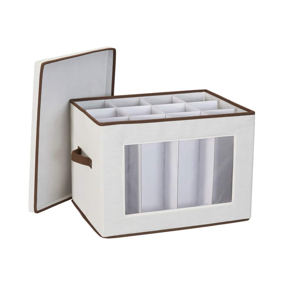 Household Essentials Stemware Storage Box