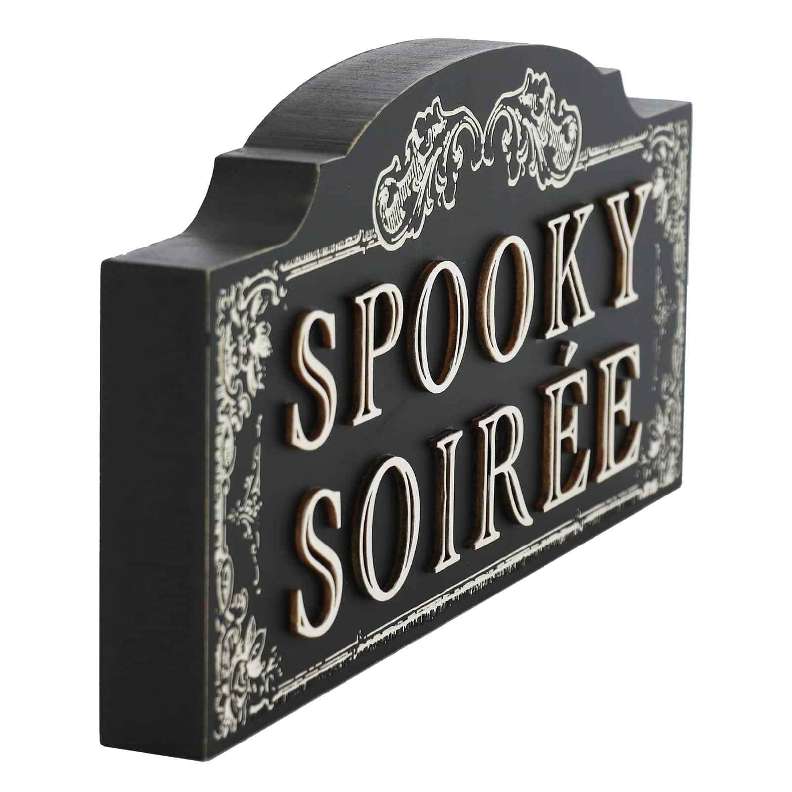 11&#x22; Spooky Soir&#xE9;e Block Tabletop D&#xE9;cor by Ashland&#xAE;