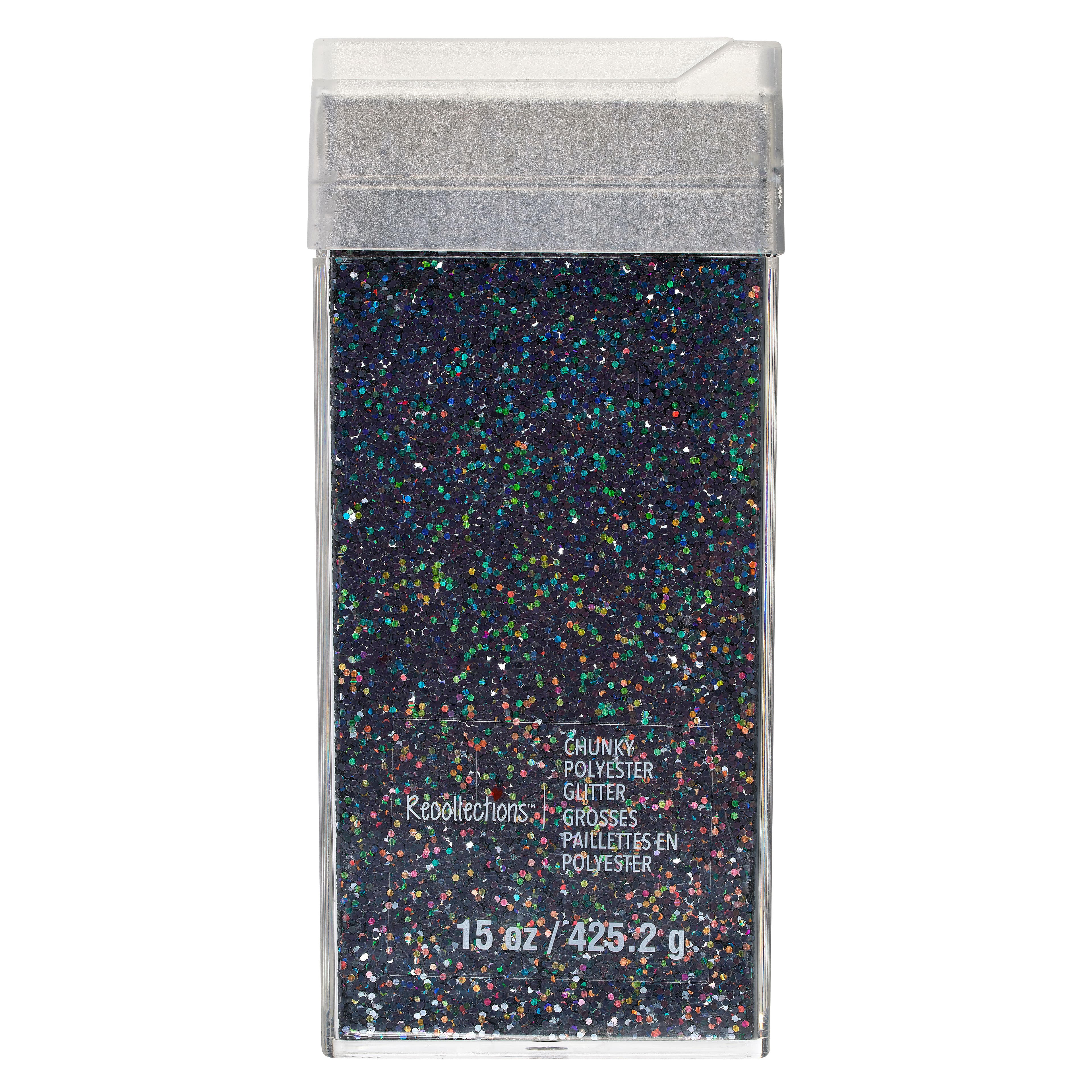 Black Chunky Polyester Glitter by Recollections™
