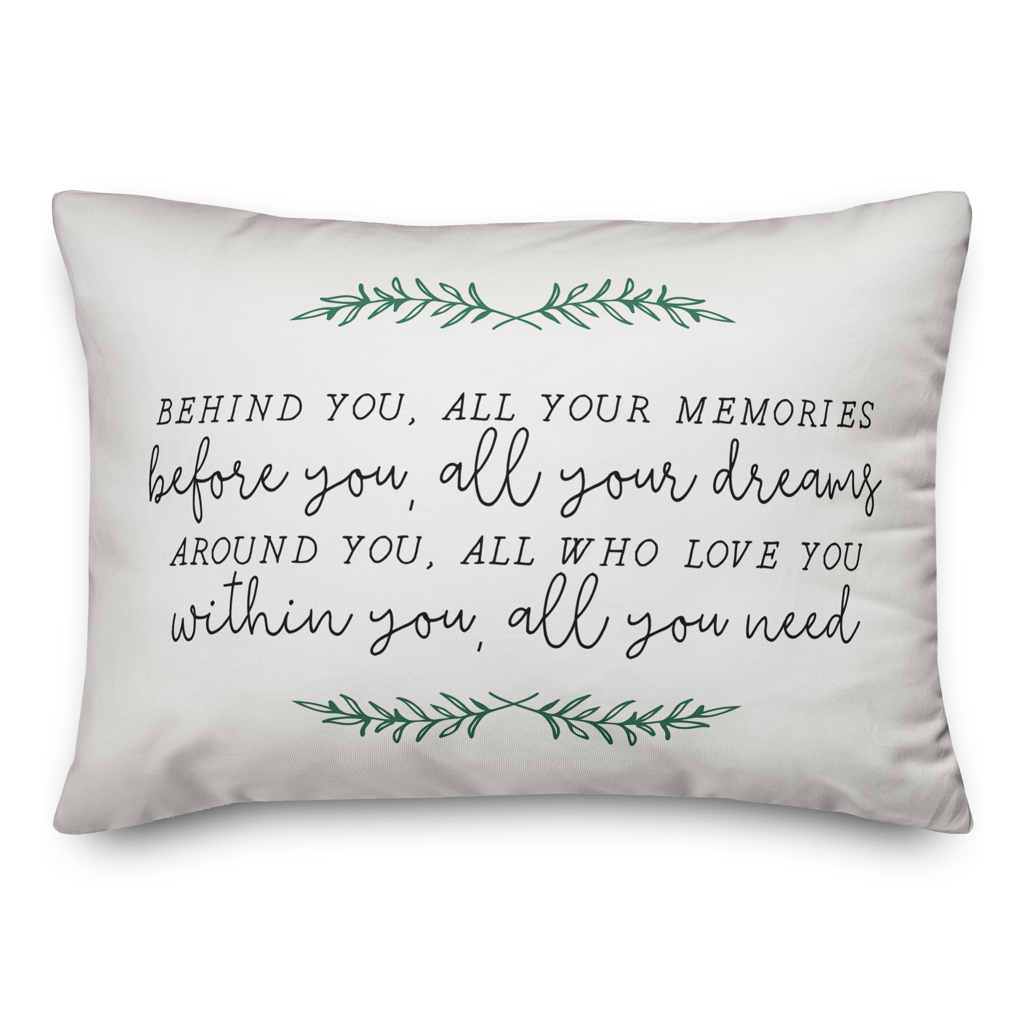 20" x 14" Memories Dreams Love Indoor/Outdoor Pillow