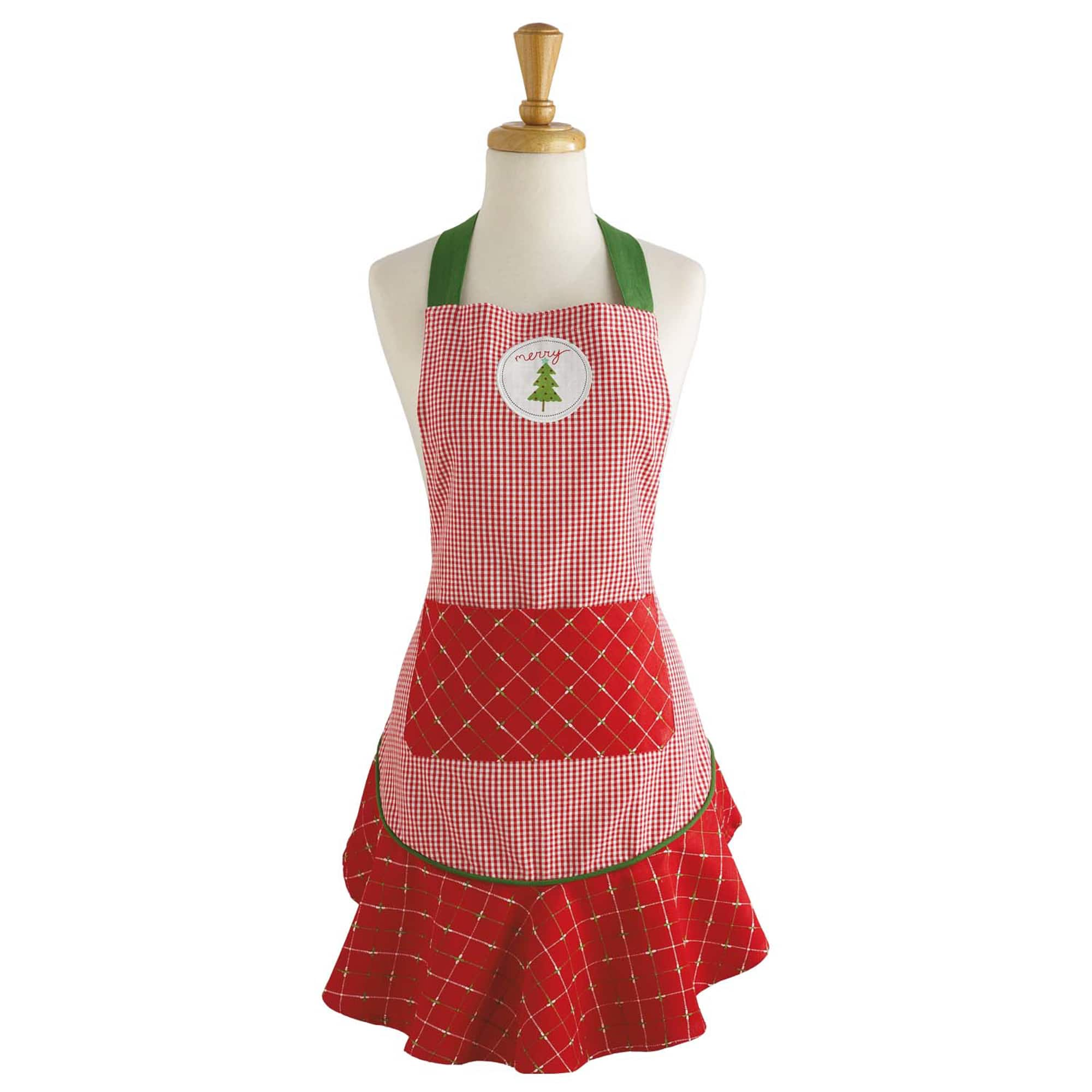 DII&#xAE; Merry Christmas Ruffle Apron