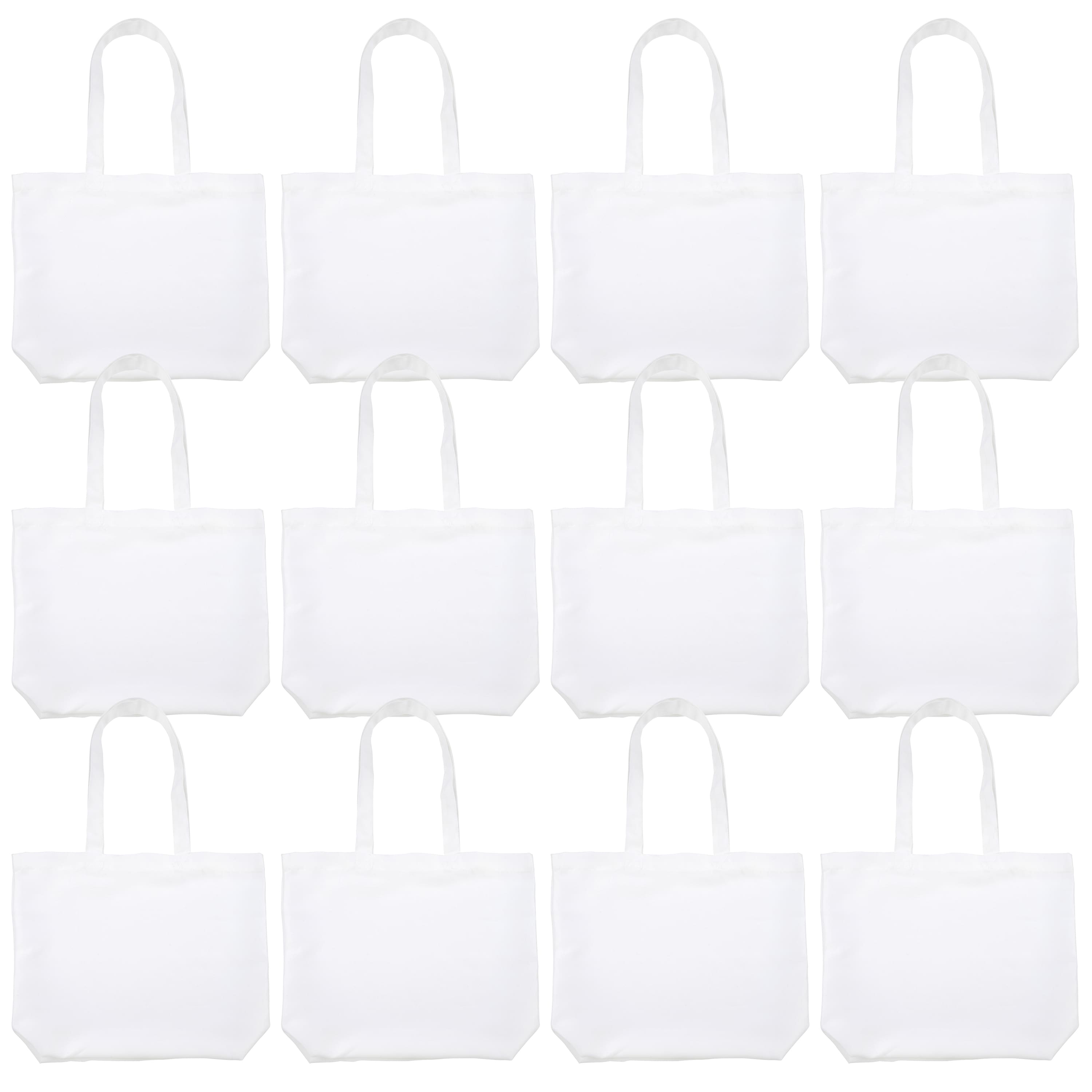 12 Pack: 13&#x22; Unfinished Sublimation Tote by Make Market&#xAE;