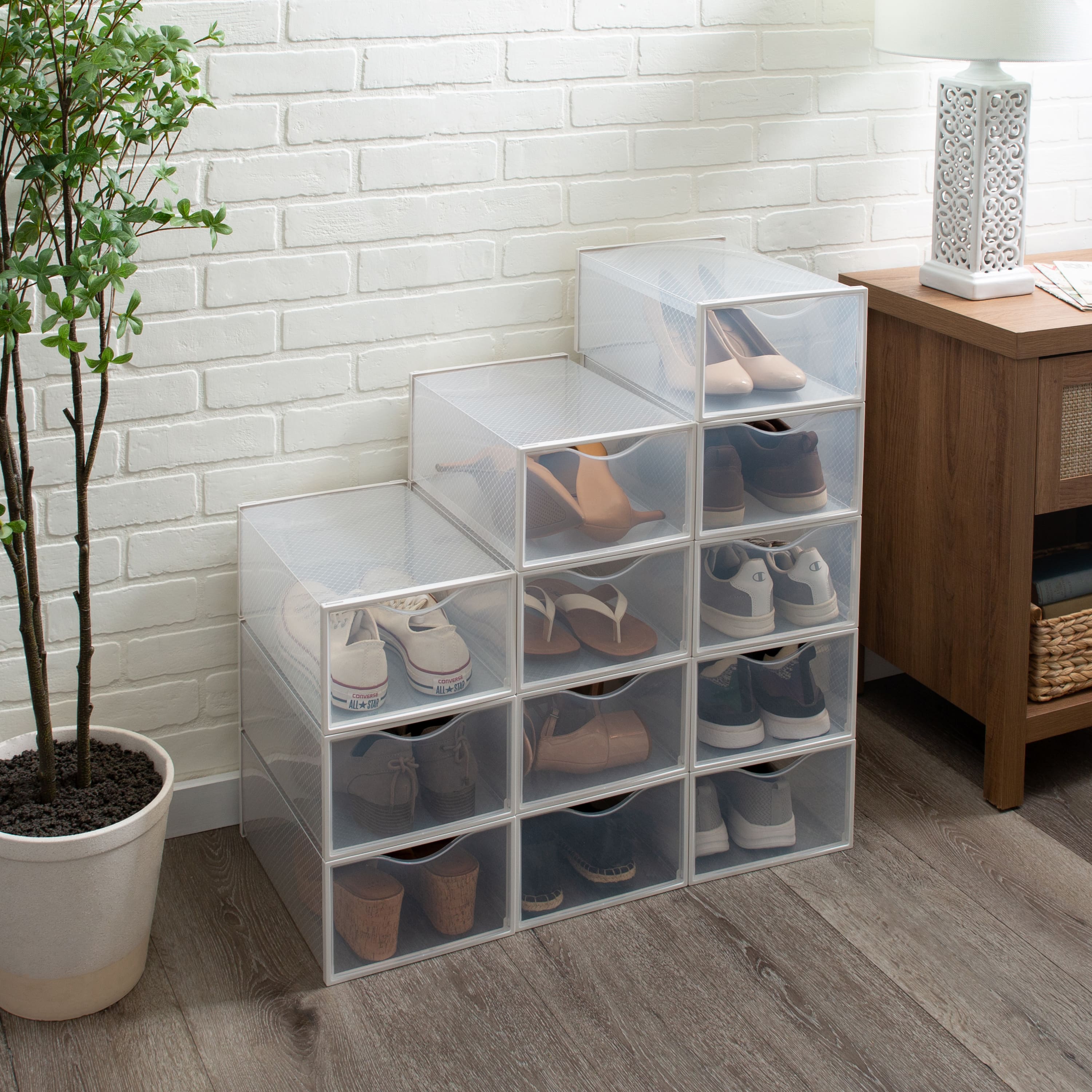 Simplify Stackable Shoe Boxes, 12ct.