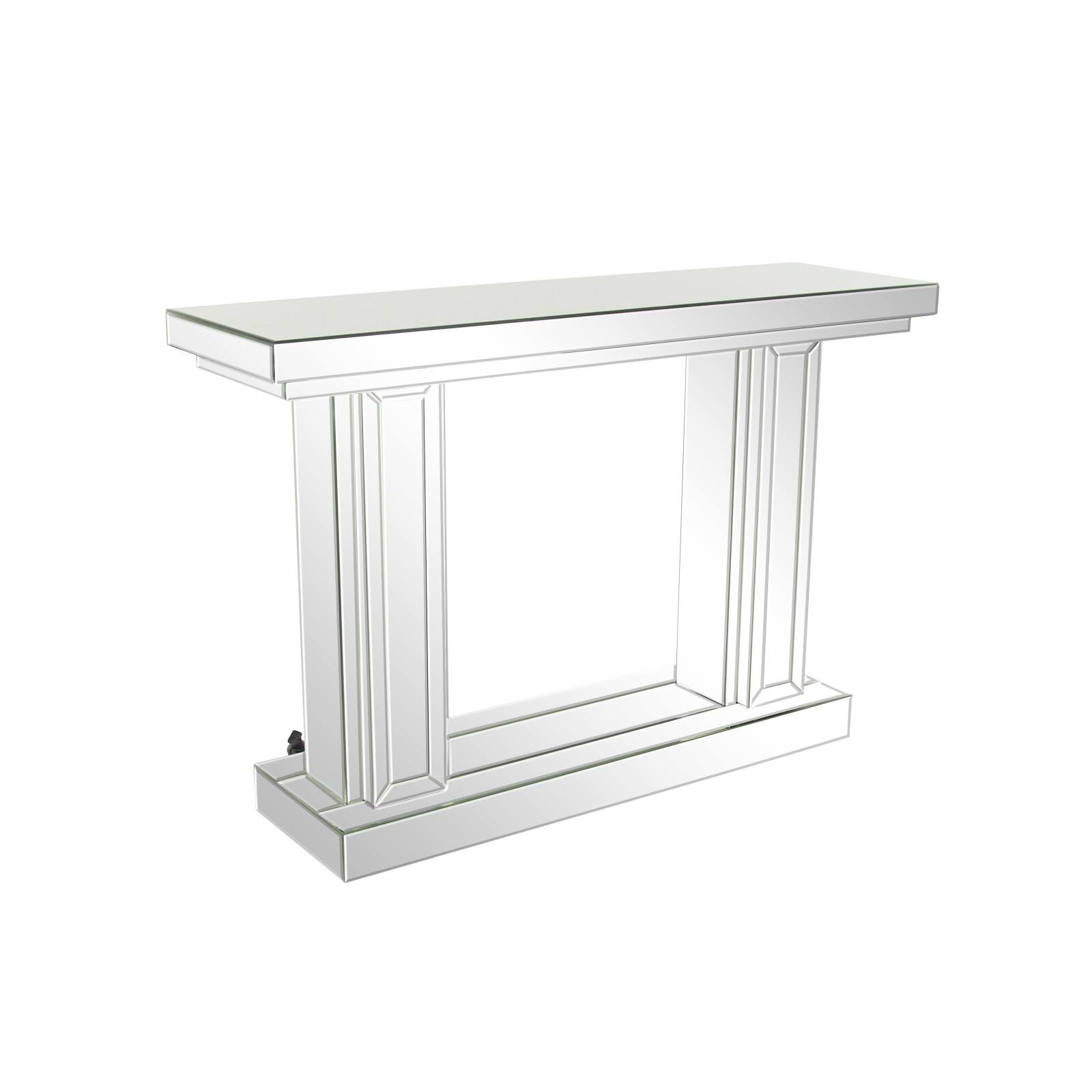 Silver Glam Wood Console Table, 32" x 48"
