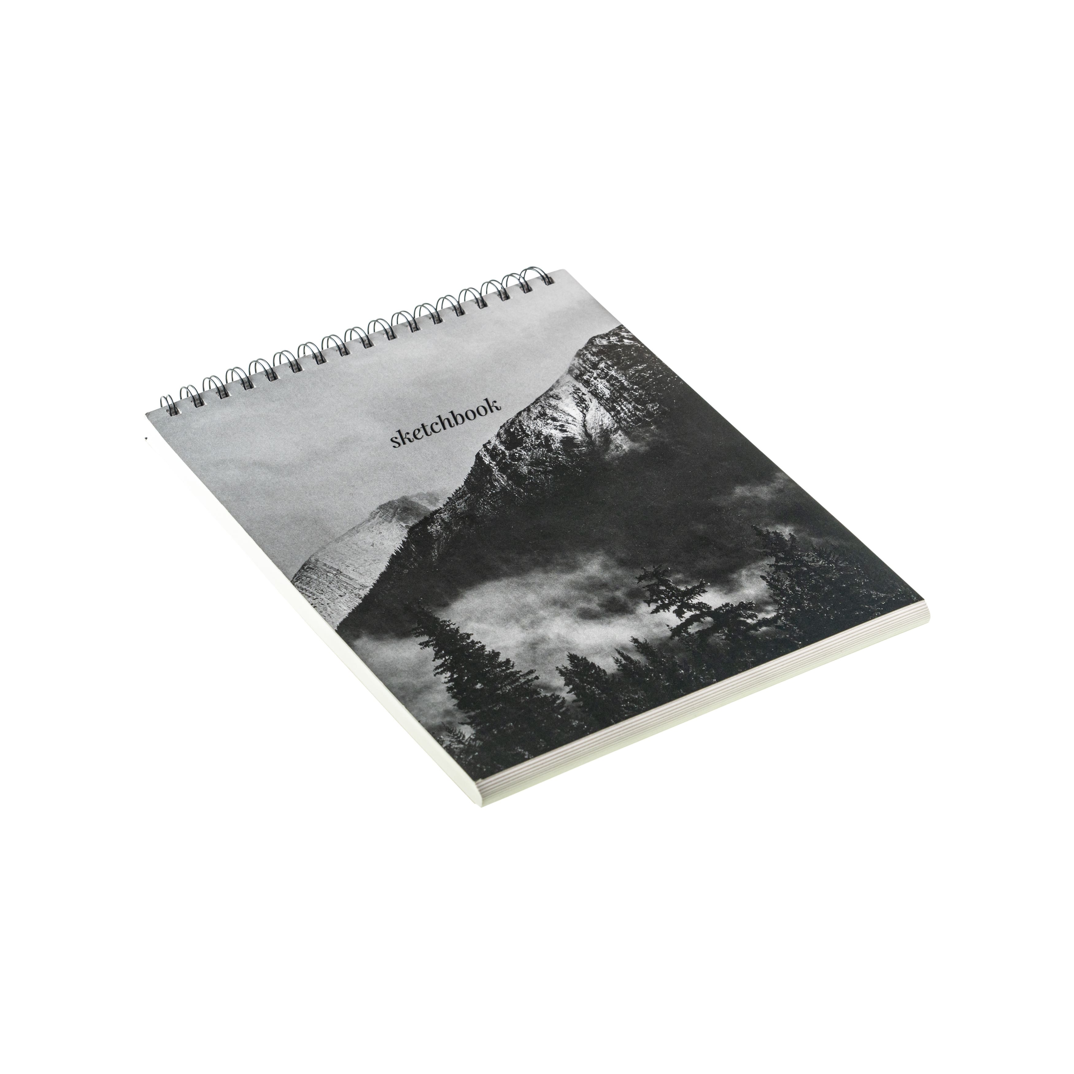 Hello, Artist! Black &#x26; White Mountains Sketch Book