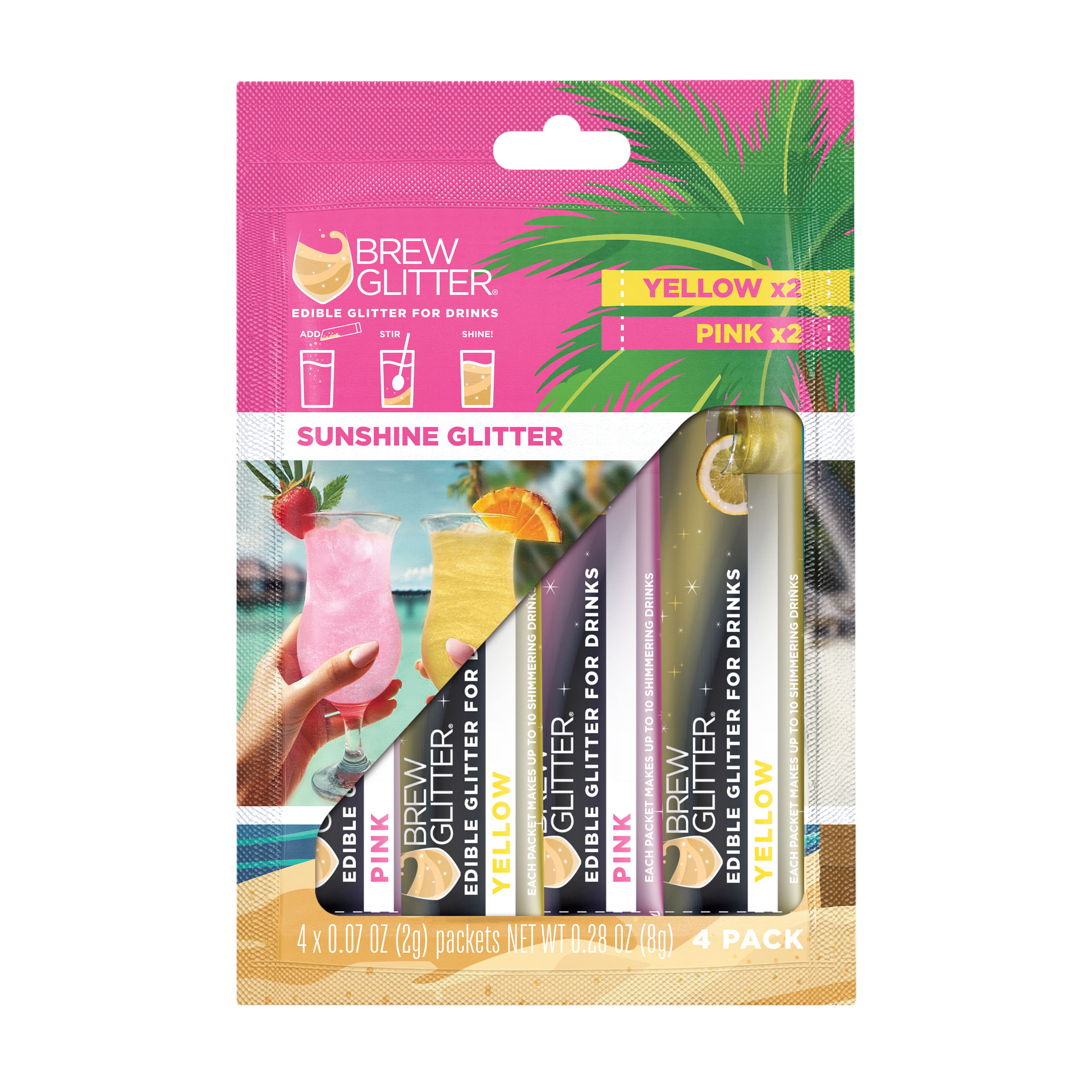Bakell&#xAE; Brew Glitter&#xAE; Edible Sunshine Glitter, 4ct.