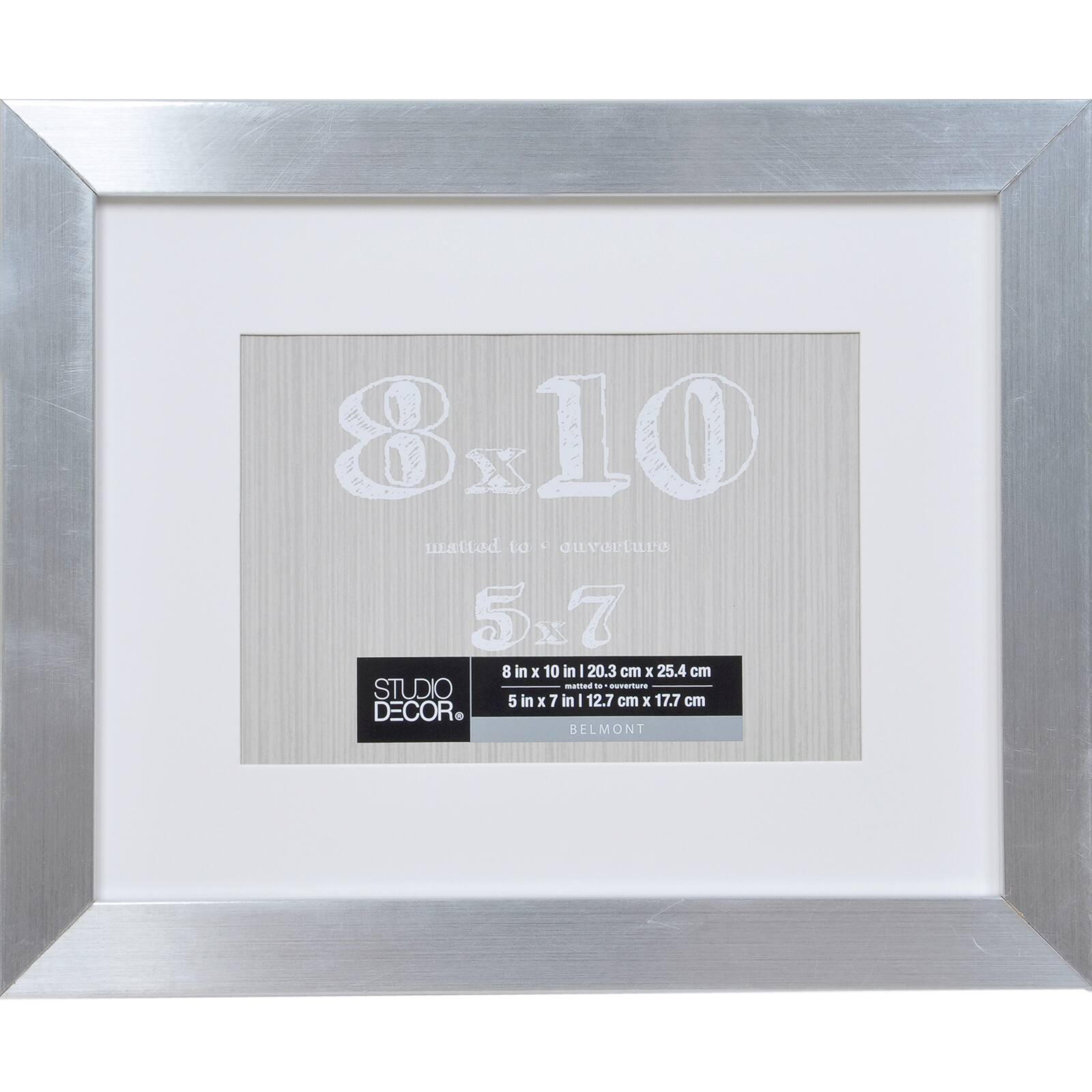 8 Pack Silver Frame with Mat, Belmont by Studio Décor® Michaels