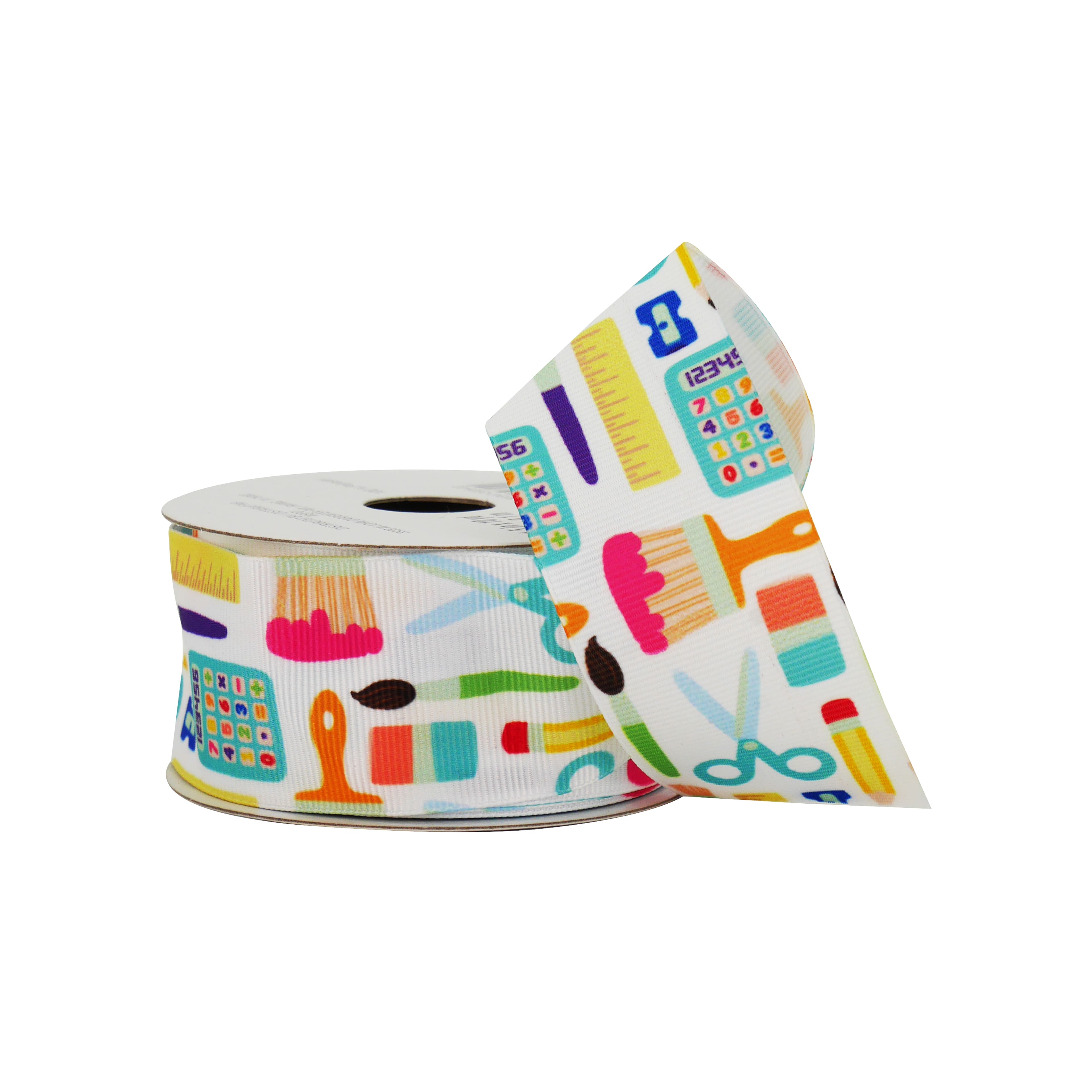 1.5&#x22; x 10yd. Multicolor Grosgrain Stationery Ribbon by B2C&#x2122;