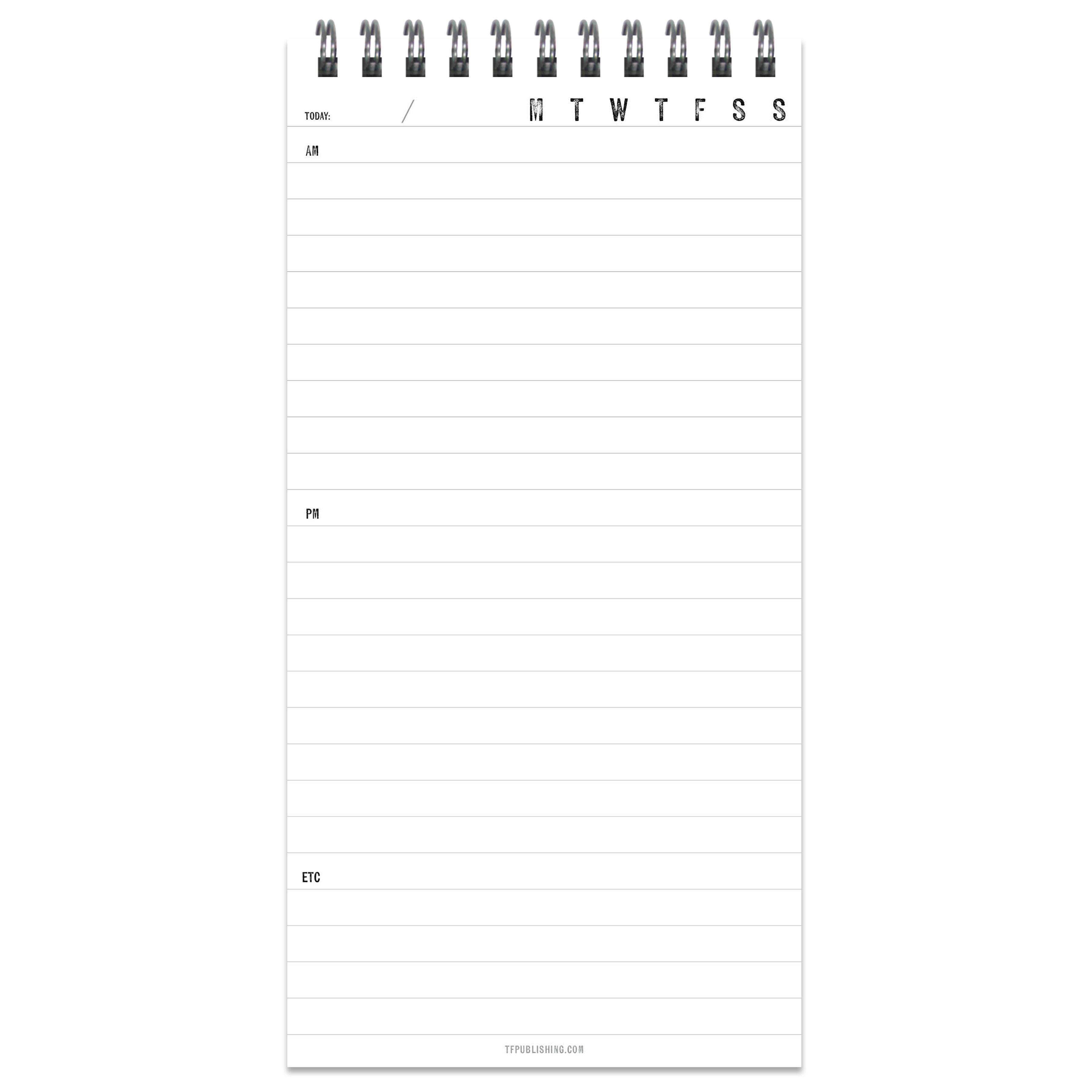 TF Publishing Ohio Daily Agenda